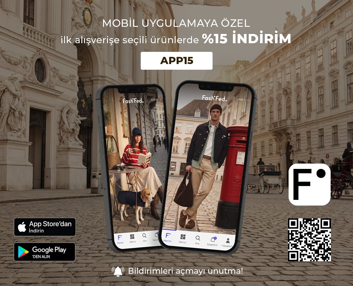 FASHFED İNDİRİM KODU: APP15