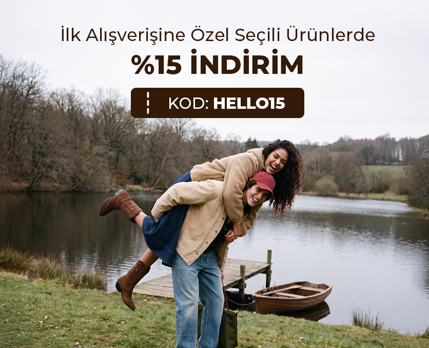 FASHFED YENİ ÜYELİK İNDİRİMİ: HELLO15