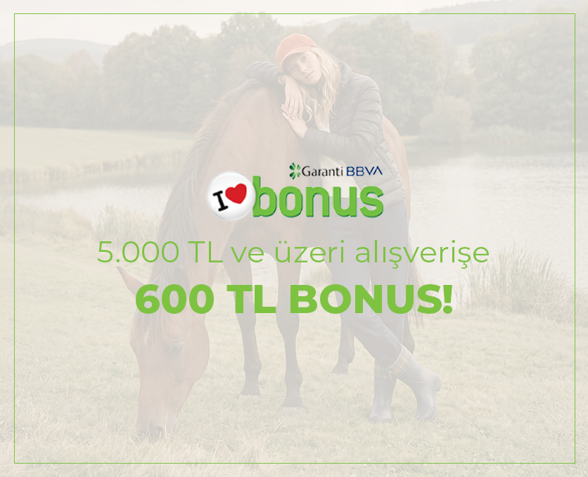 GARANTİ BONUS | 600 TL Bonus!