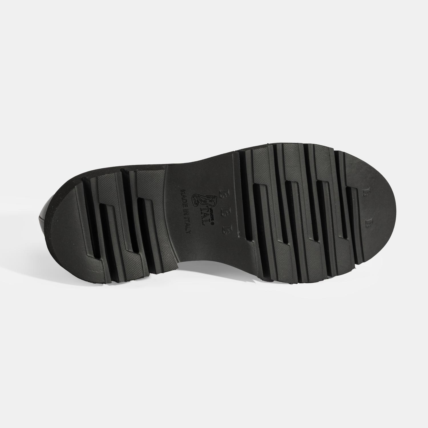 Luca Grossi Kadın Bordo Toka Detaylı Rugan Loafer