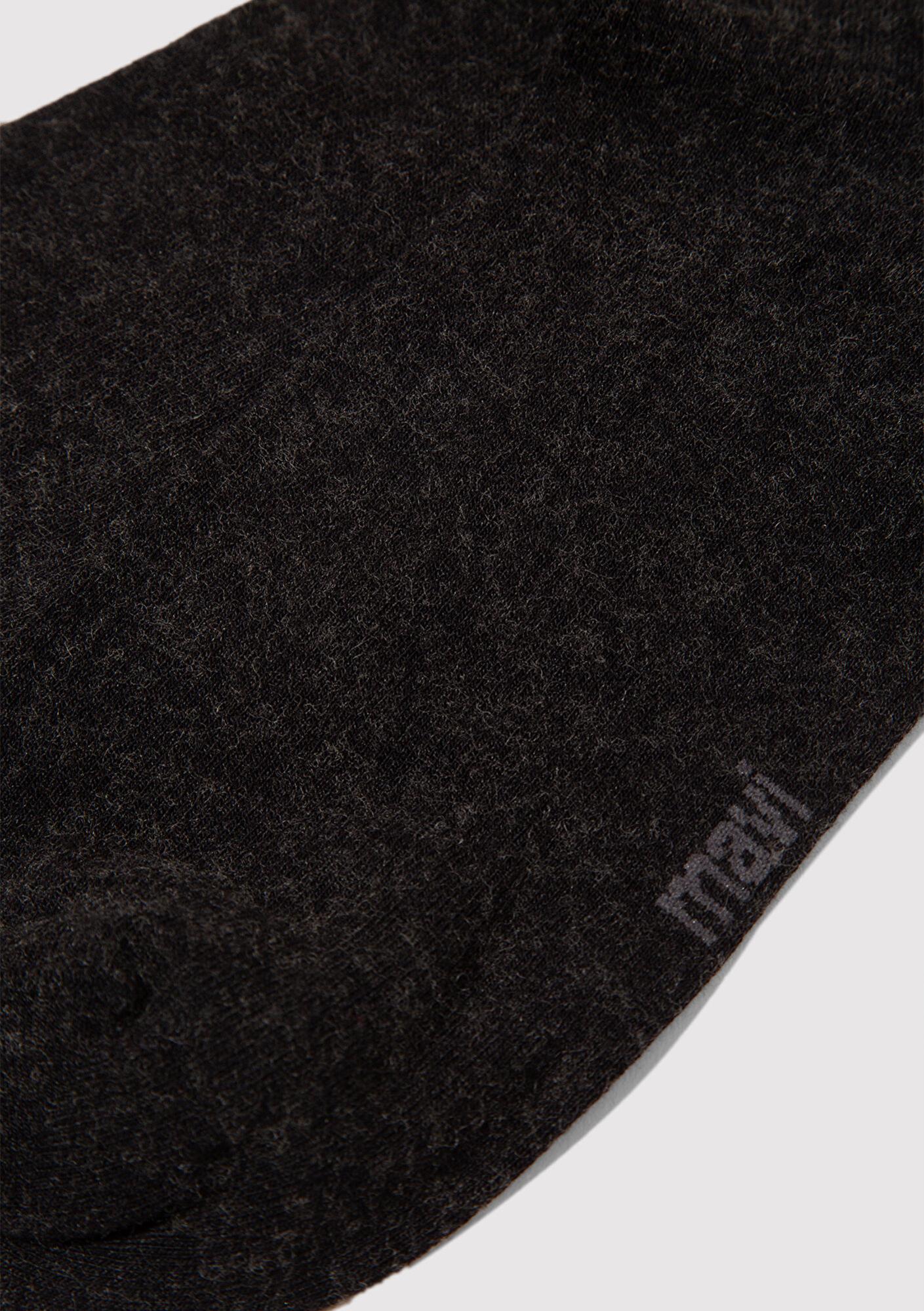 Mavi Yün Karışımlı Siyah Soket Çorap 0912199-900