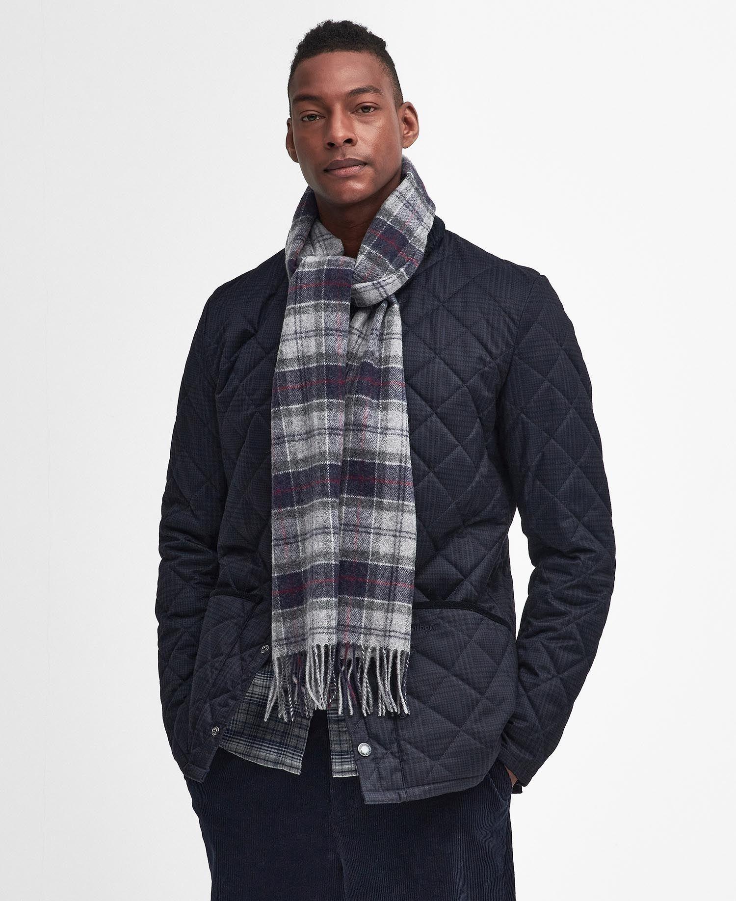 Barbour Unisex Tartan Yün Atkı (%100 Lambswool)