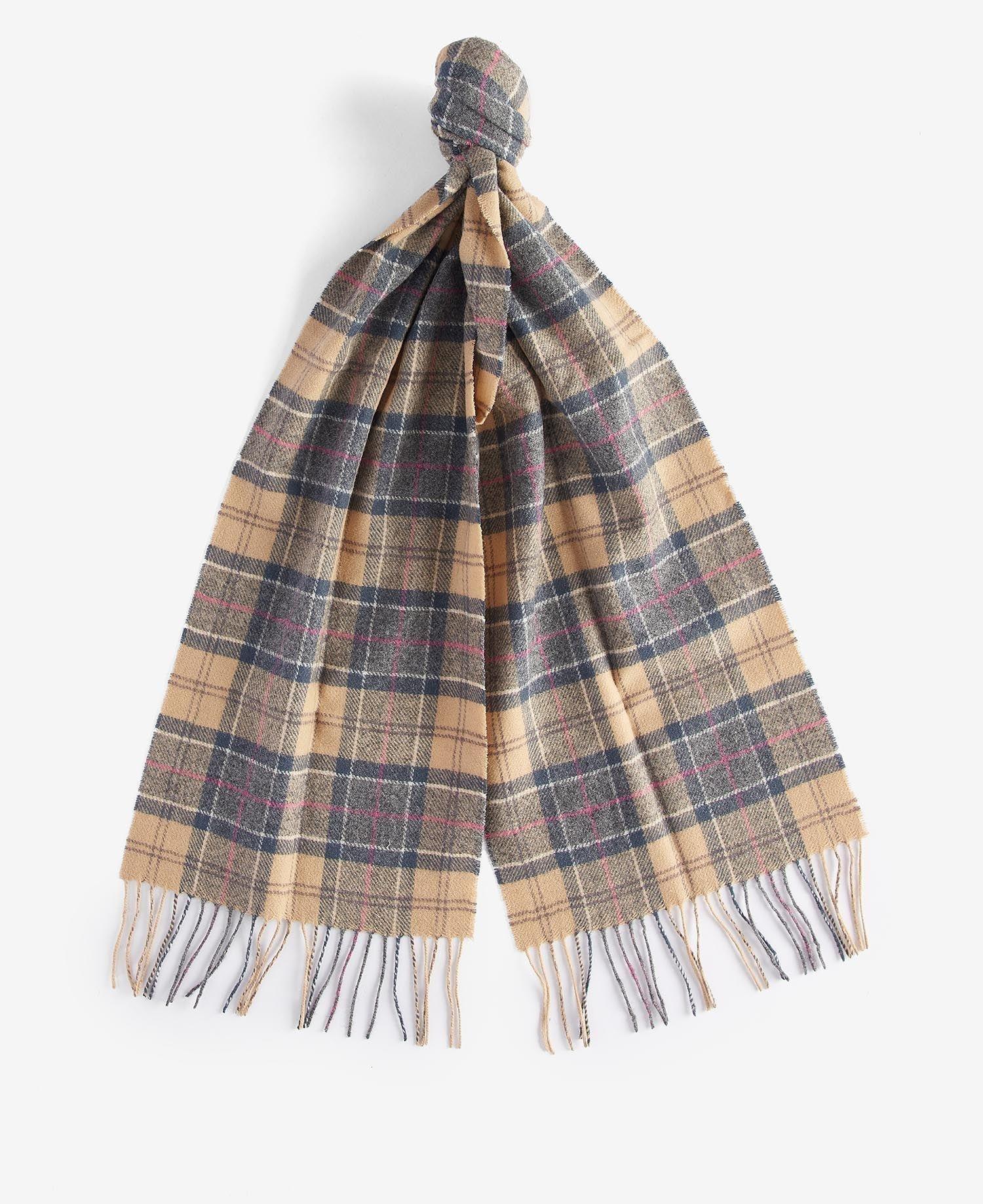 Barbour Unisex Tartan Yün Atkı (%100 Lambswool)
