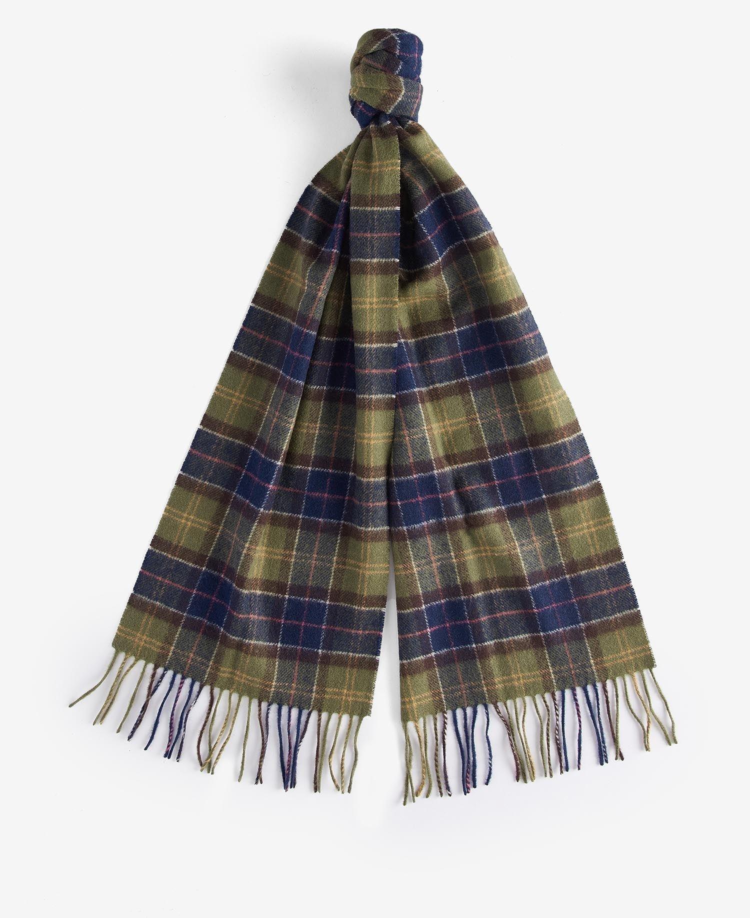 Barbour Unisex Tartan Yün Atkı (%100 Lambswool)