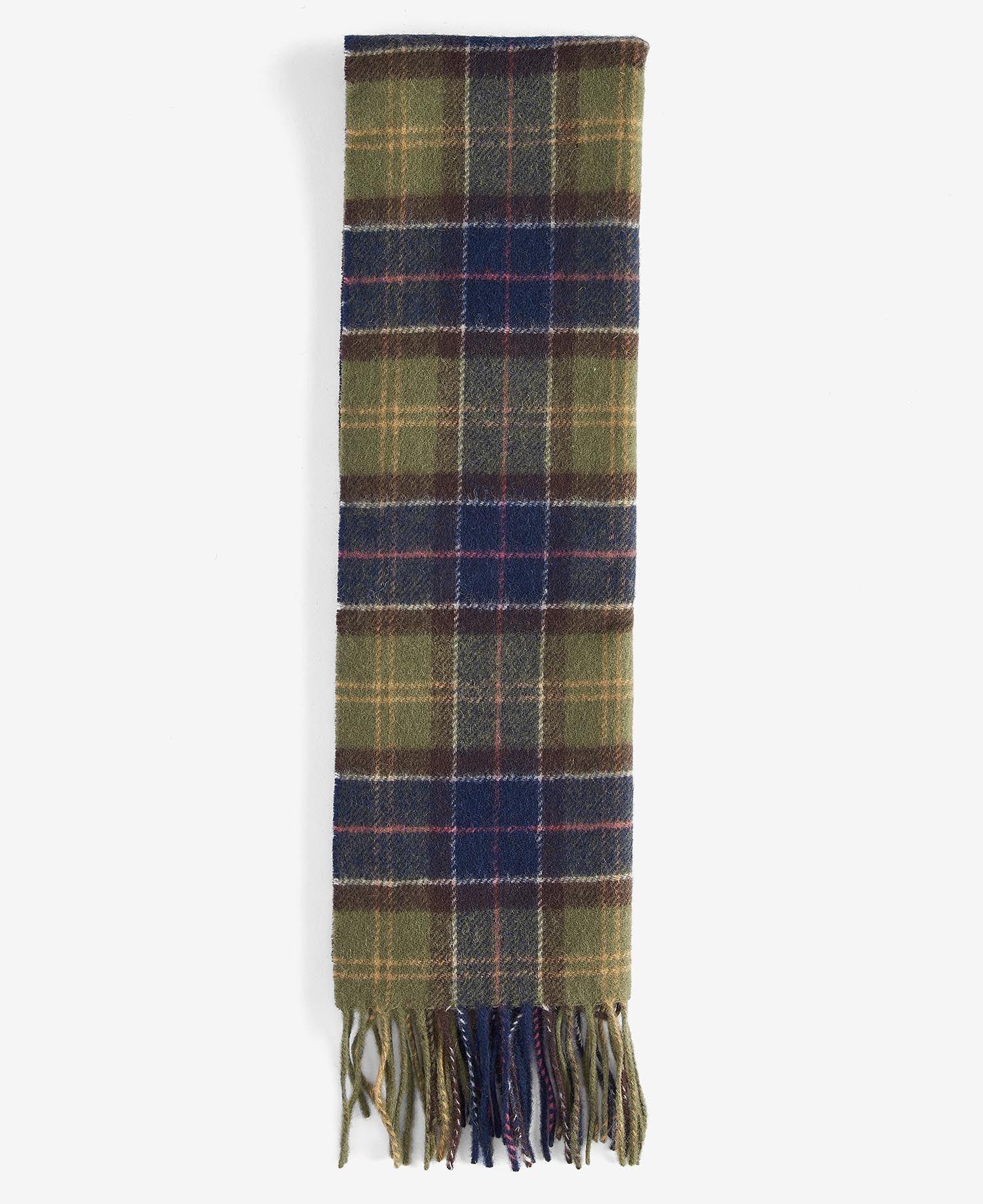 Barbour Unisex Tartan Yün Atkı (%100 Lambswool)
