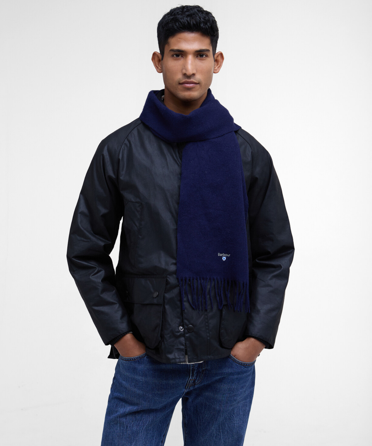 Barbour Plain Lambswool Atkı