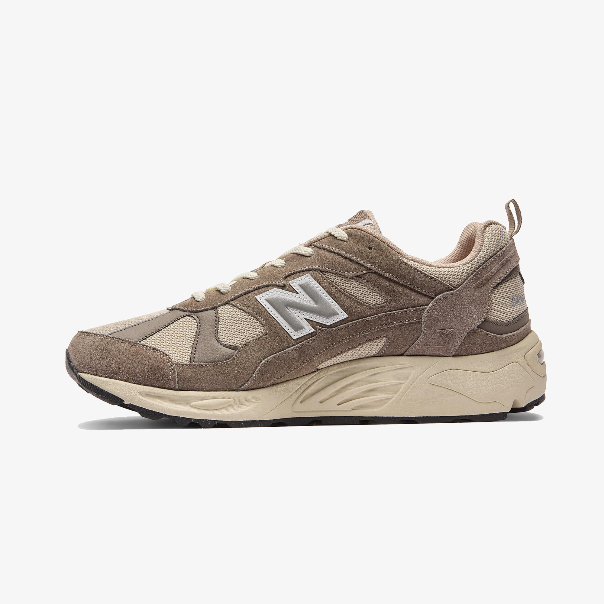 New Balance 878 Kahverengi Unisex Beyaz Spor Ayakkabı