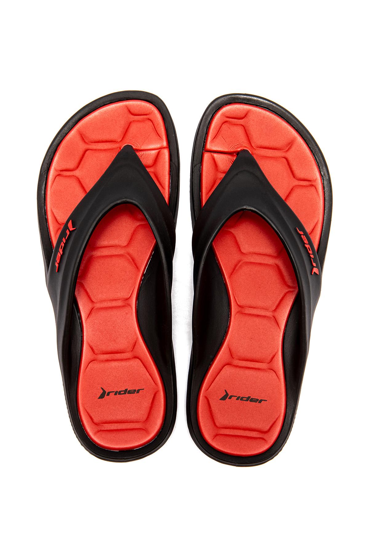 Cape Erkek Parmak Arası Terlik Siyah-Kırmızı 39/46