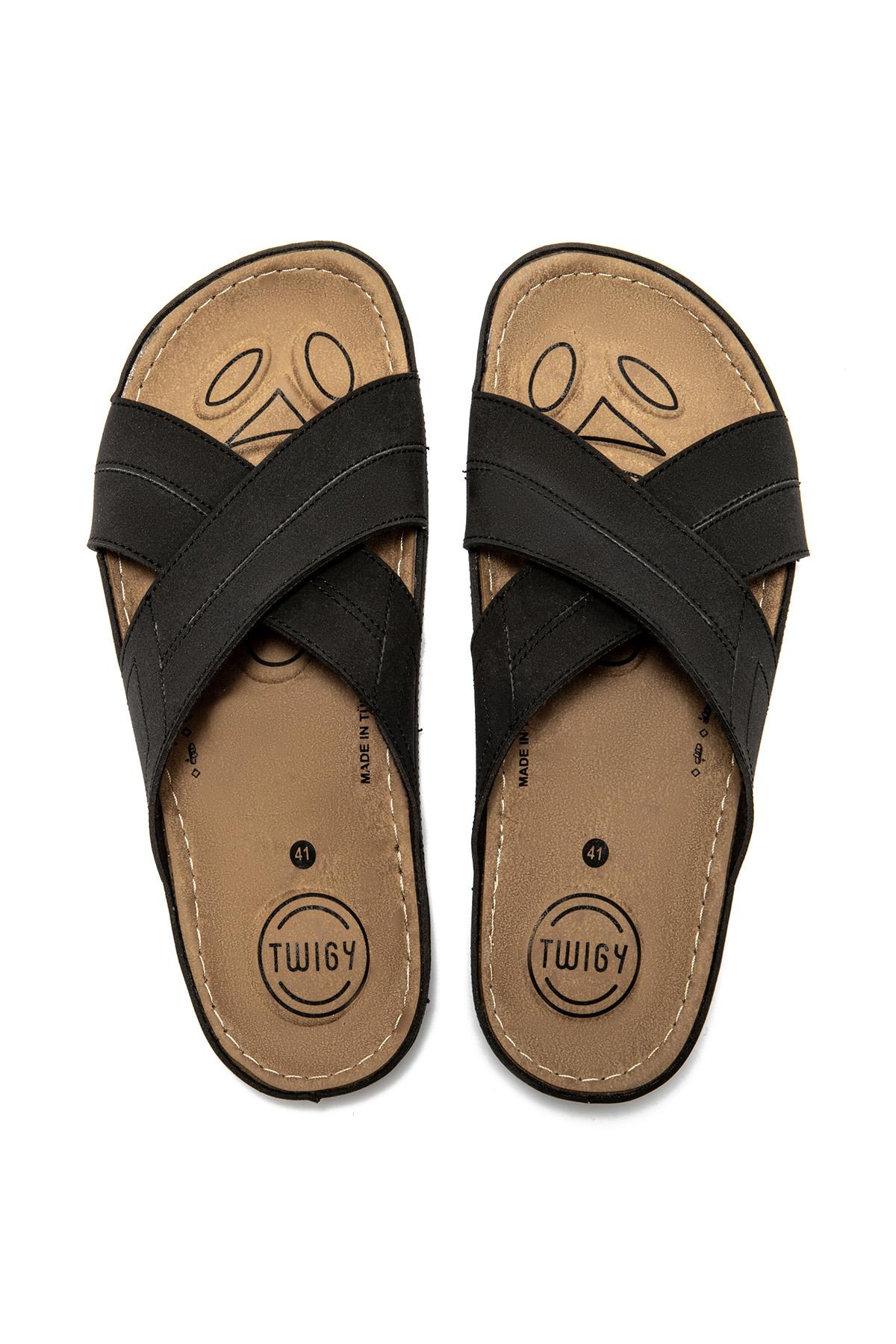 Silva Erkek Terlik Siyah 41/45