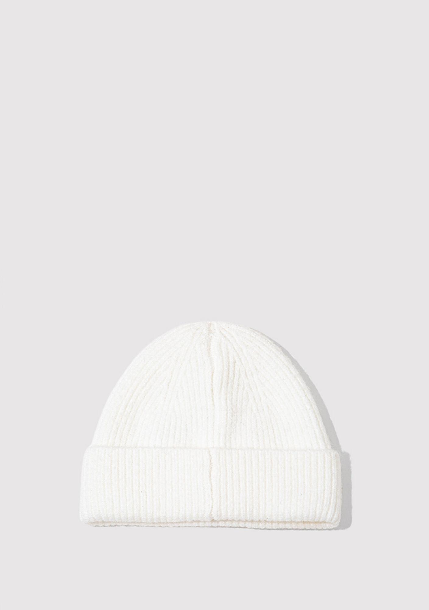 Mavi Kalp Detaylı Beyaz Bere 1913605-20454