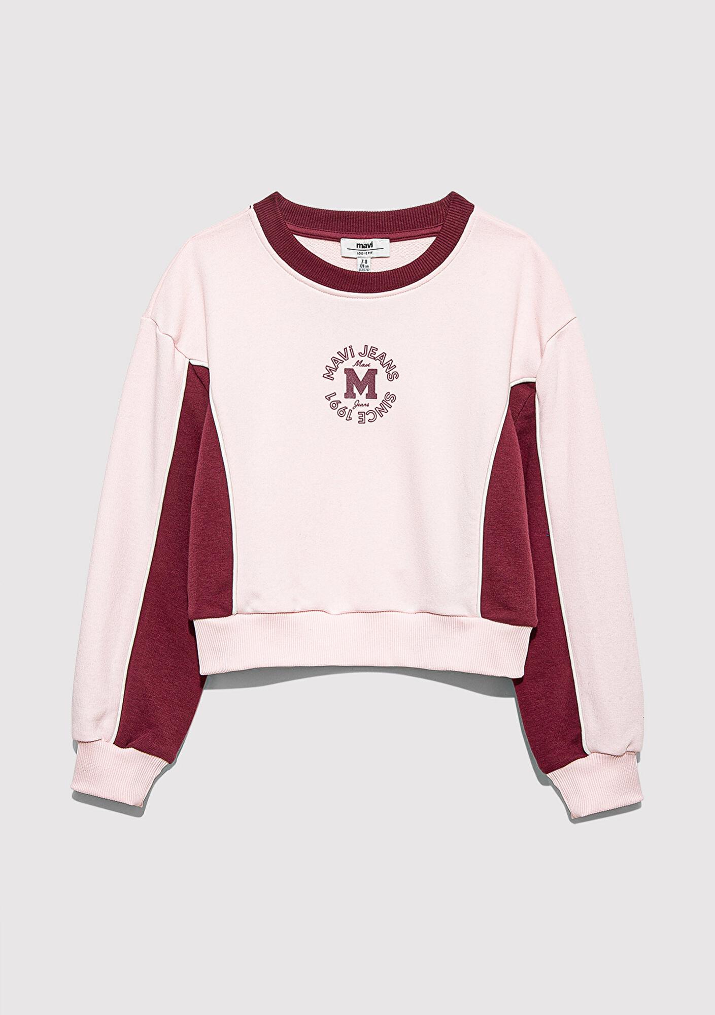 Mavi Mavi Jeans Baskılı Pembe Sweatshirt 7S10120-90773