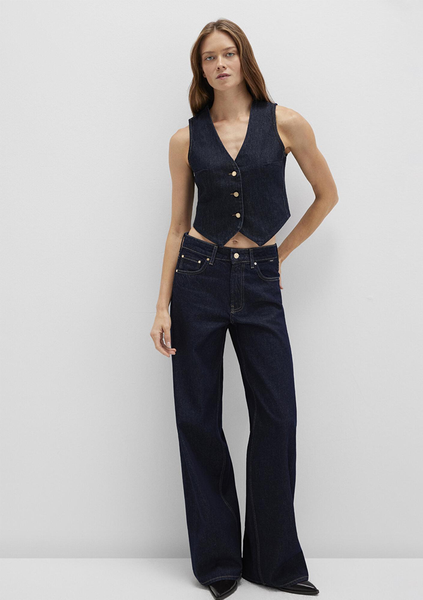 Mavi Polina Gold Premium Rinse Jean Yelek Fitted / Vücuda Oturan Kesim 1110754-90555