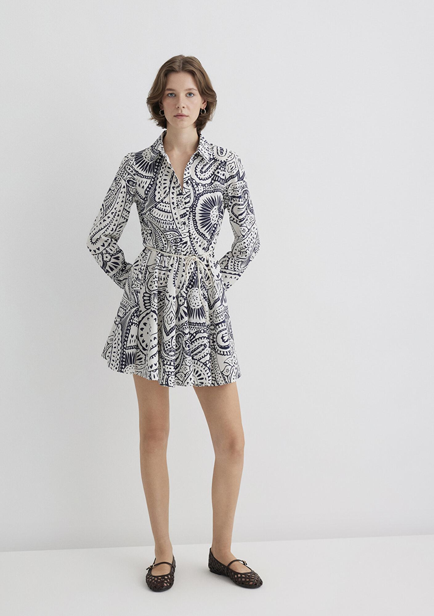 Mavi Lacivert Elbise 1310715-88029