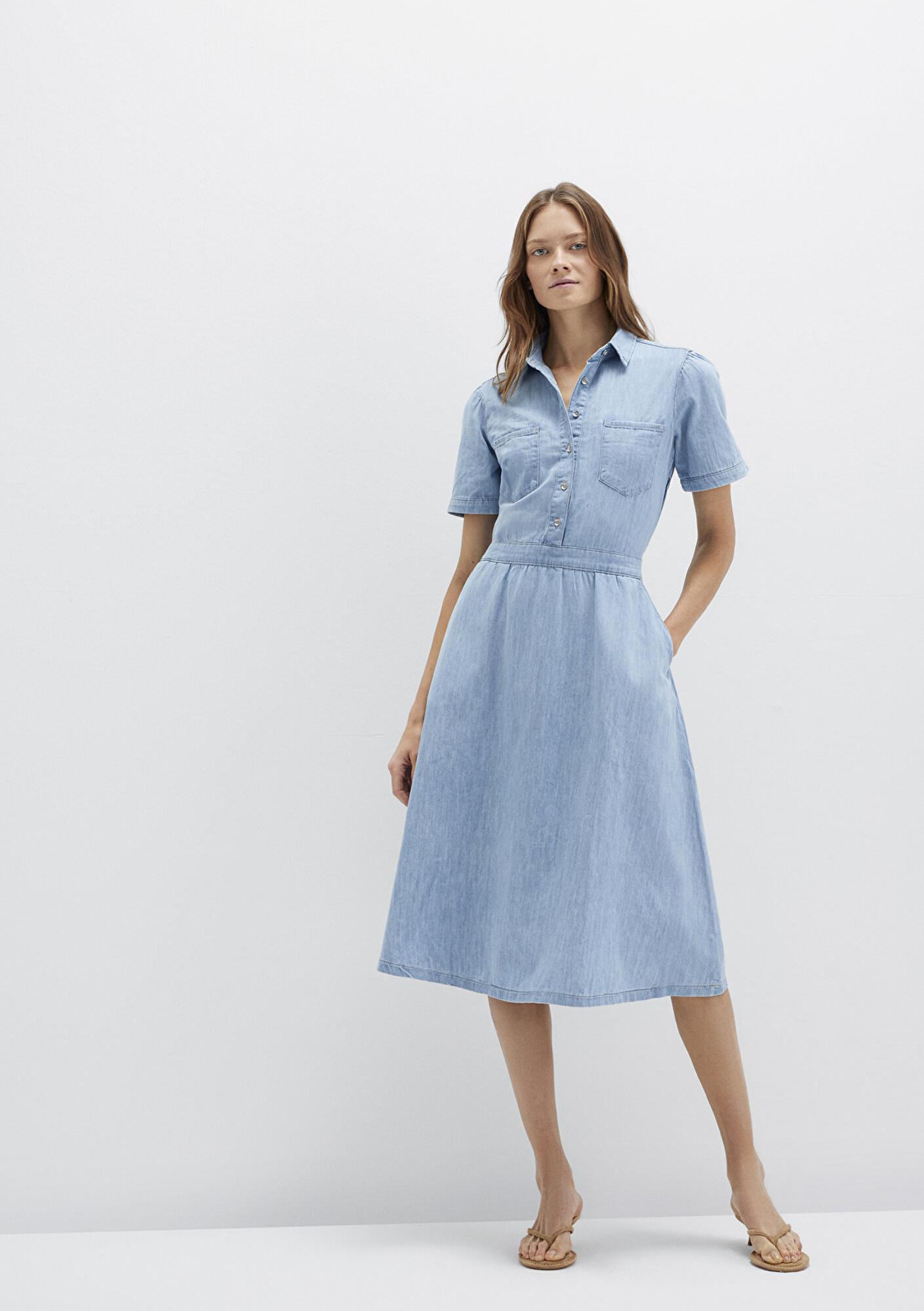 Mavi Marley Açık Mavi Denim Elbise 1310537-89692