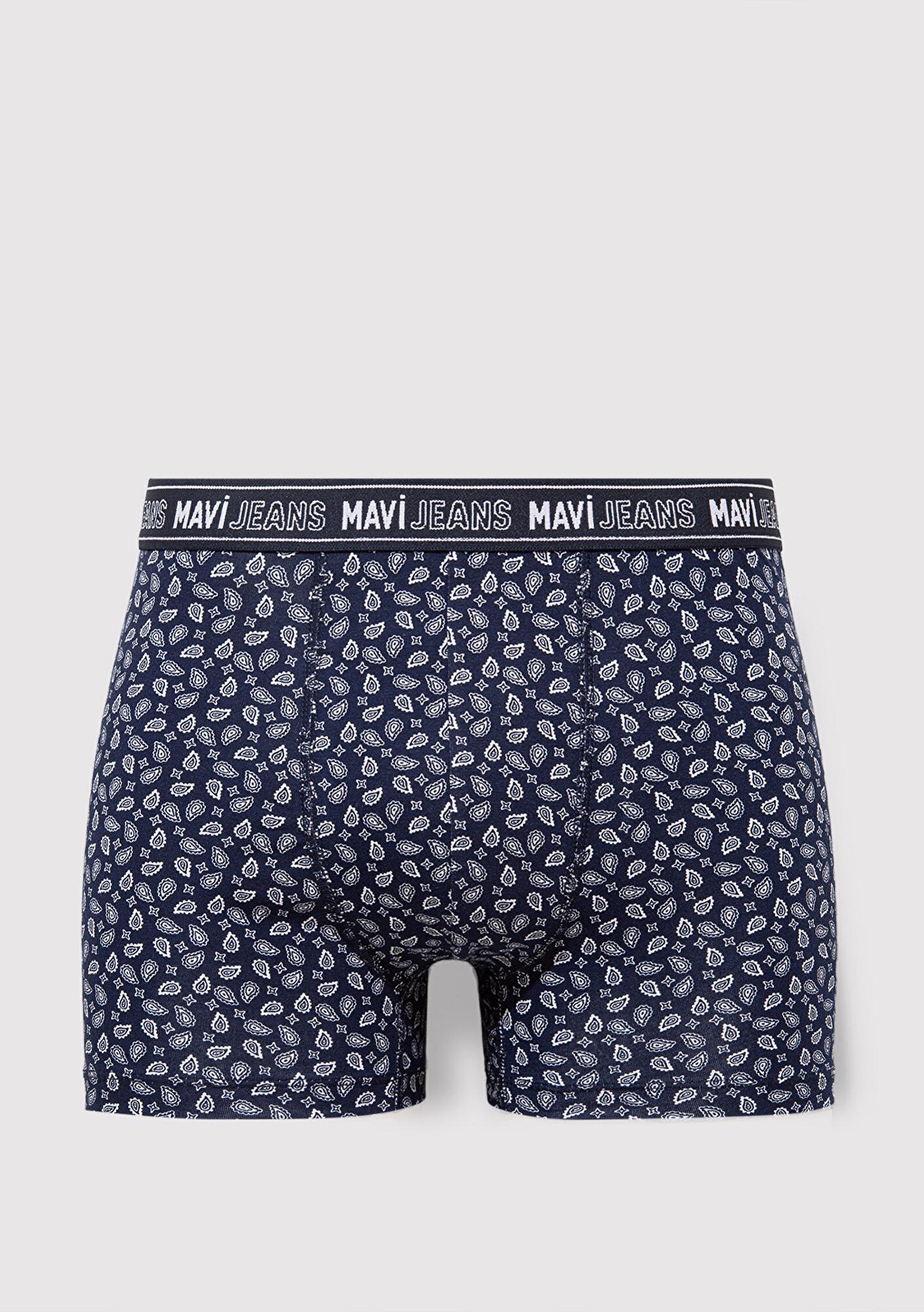 Mavi Baskılı Lacivert Boxer 0911633-70500