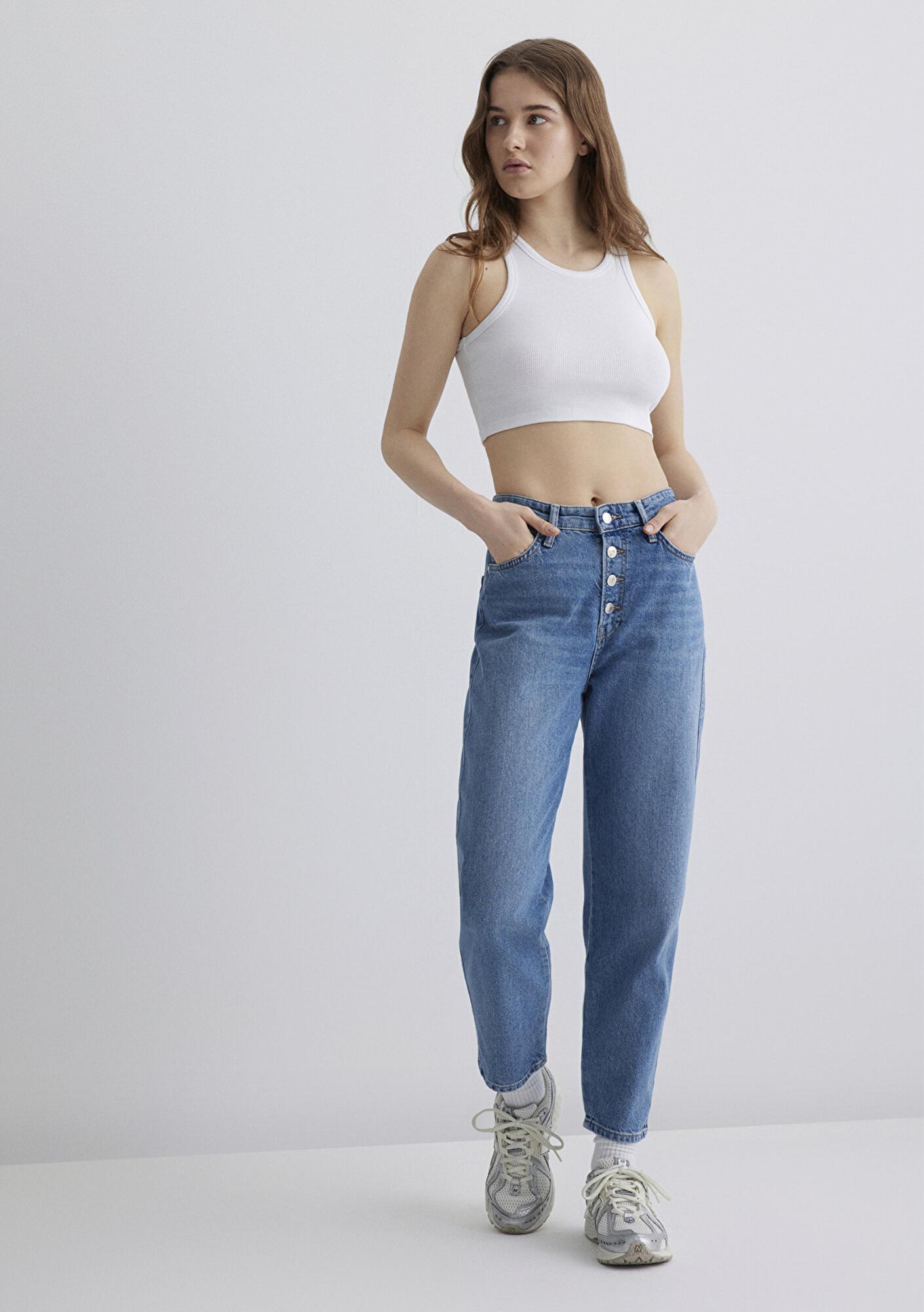 Mavi Lila Iconic Gölgeli Indigo Mavisi Jean Pantolon 101354-85535