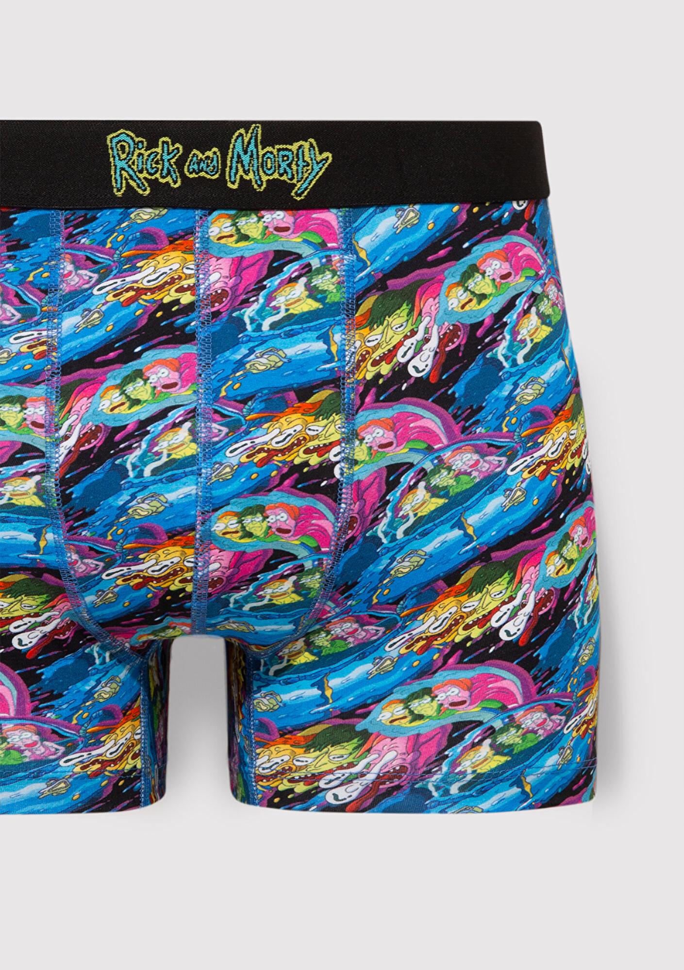Mavi Rick and Morty Baskılı Boxer 0910701-82952