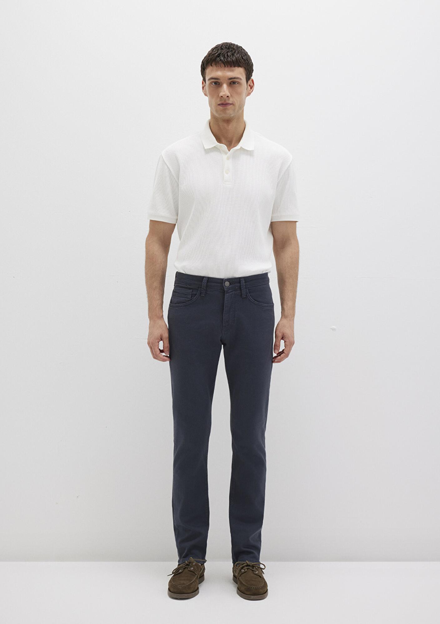 Mavi Marcus Lacivert Yıkamalı Comfort Gabardin Pantolon 0035132609