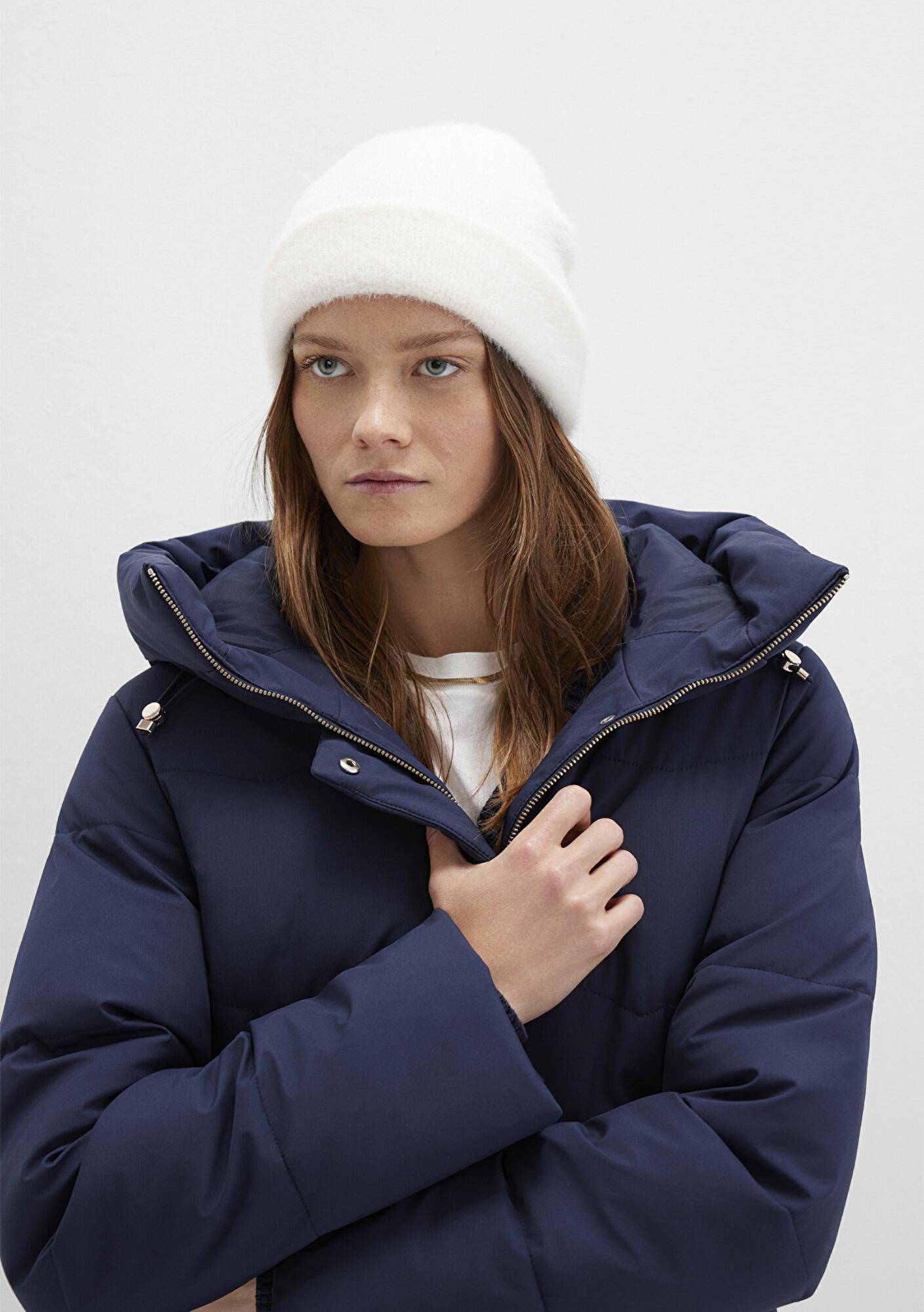 Mavi Tüylü Ekru Bere 197933-32158