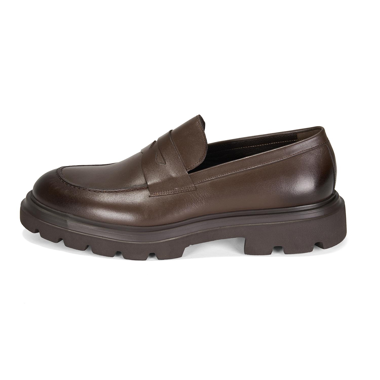 Gunnar Kahve Erkek Deri Günlük Ayakkabı