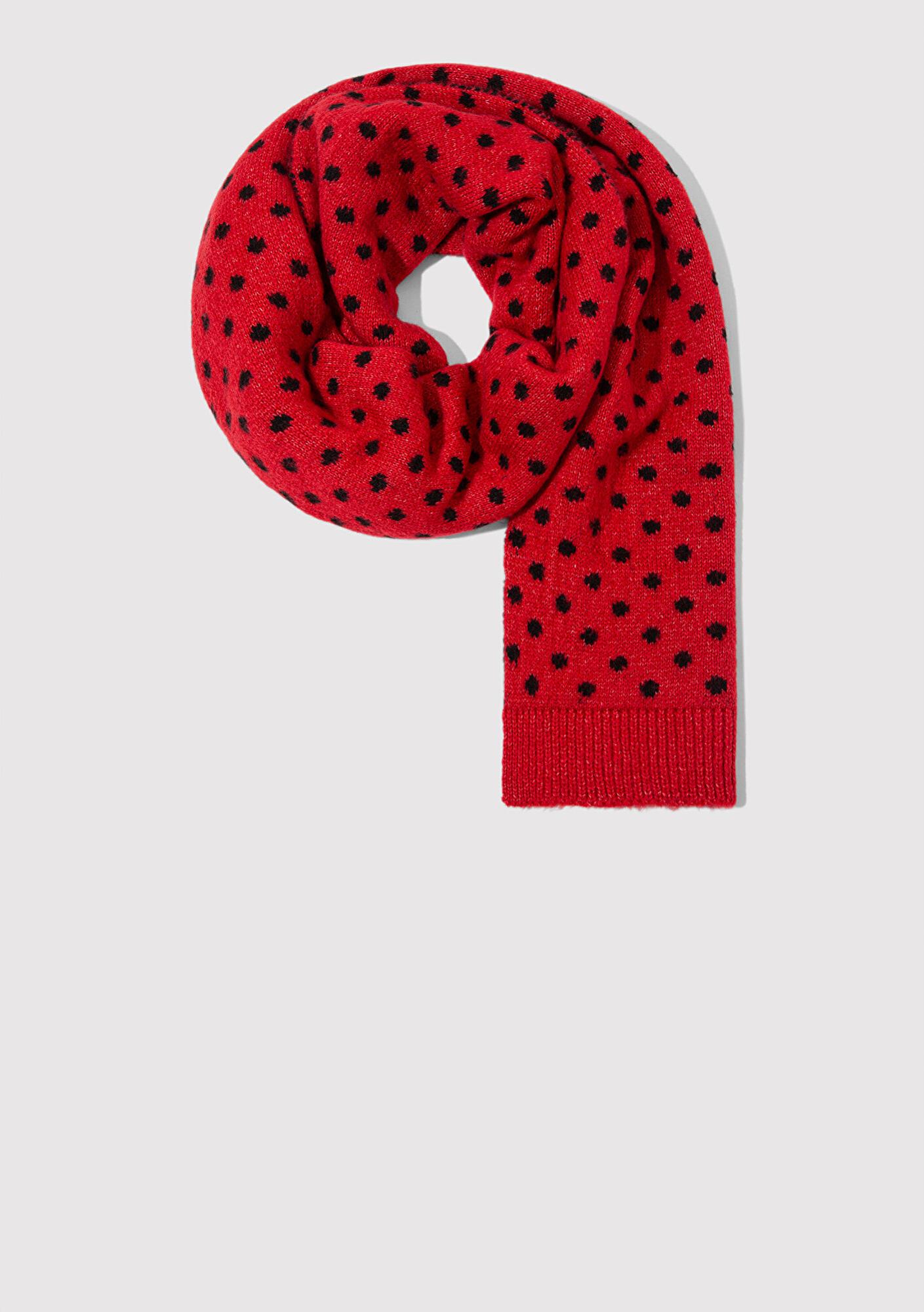 Mavi Kırmızı Atkı 1913952-10076