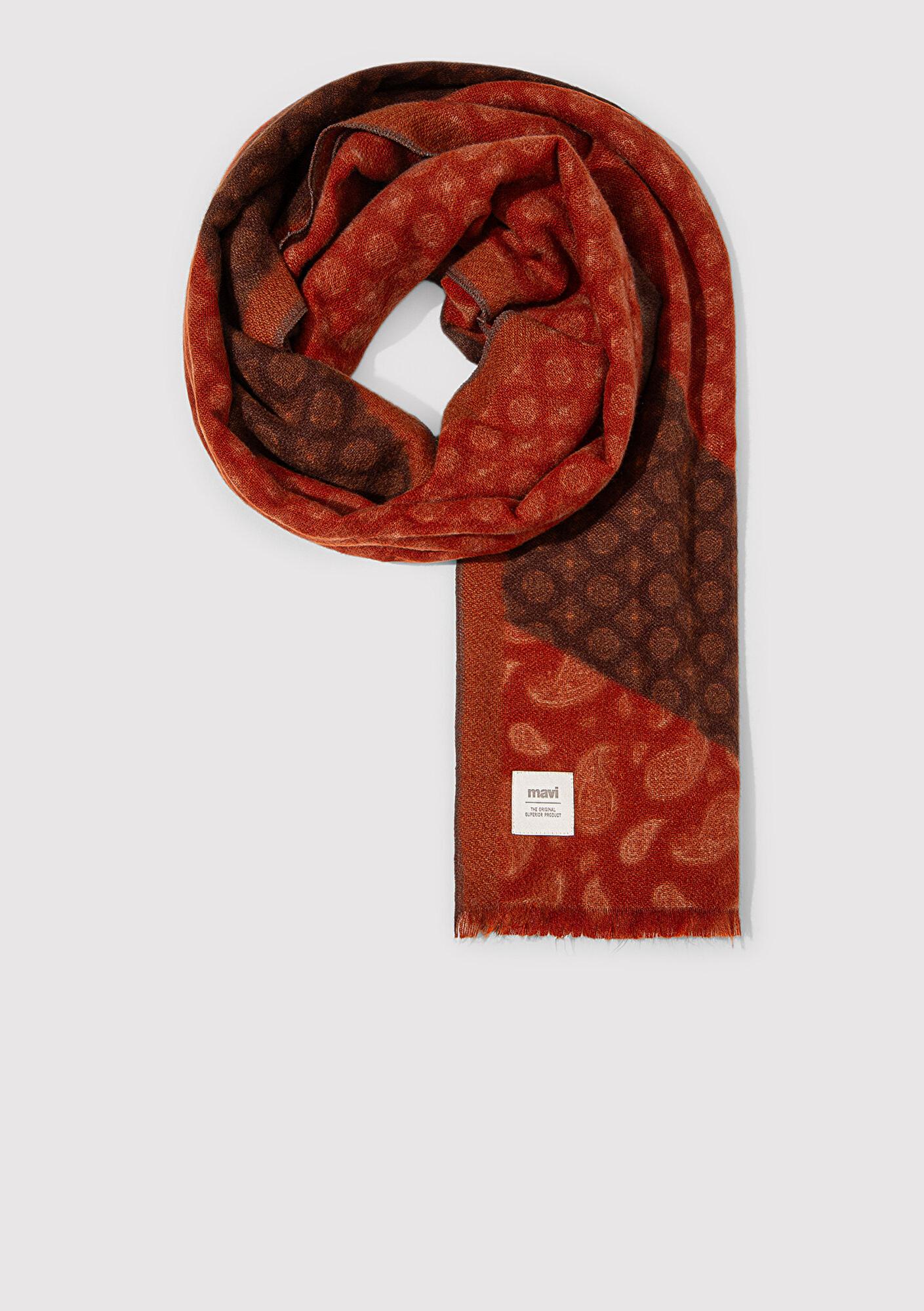 Mavi Baskılı Atkı 1913721-25818