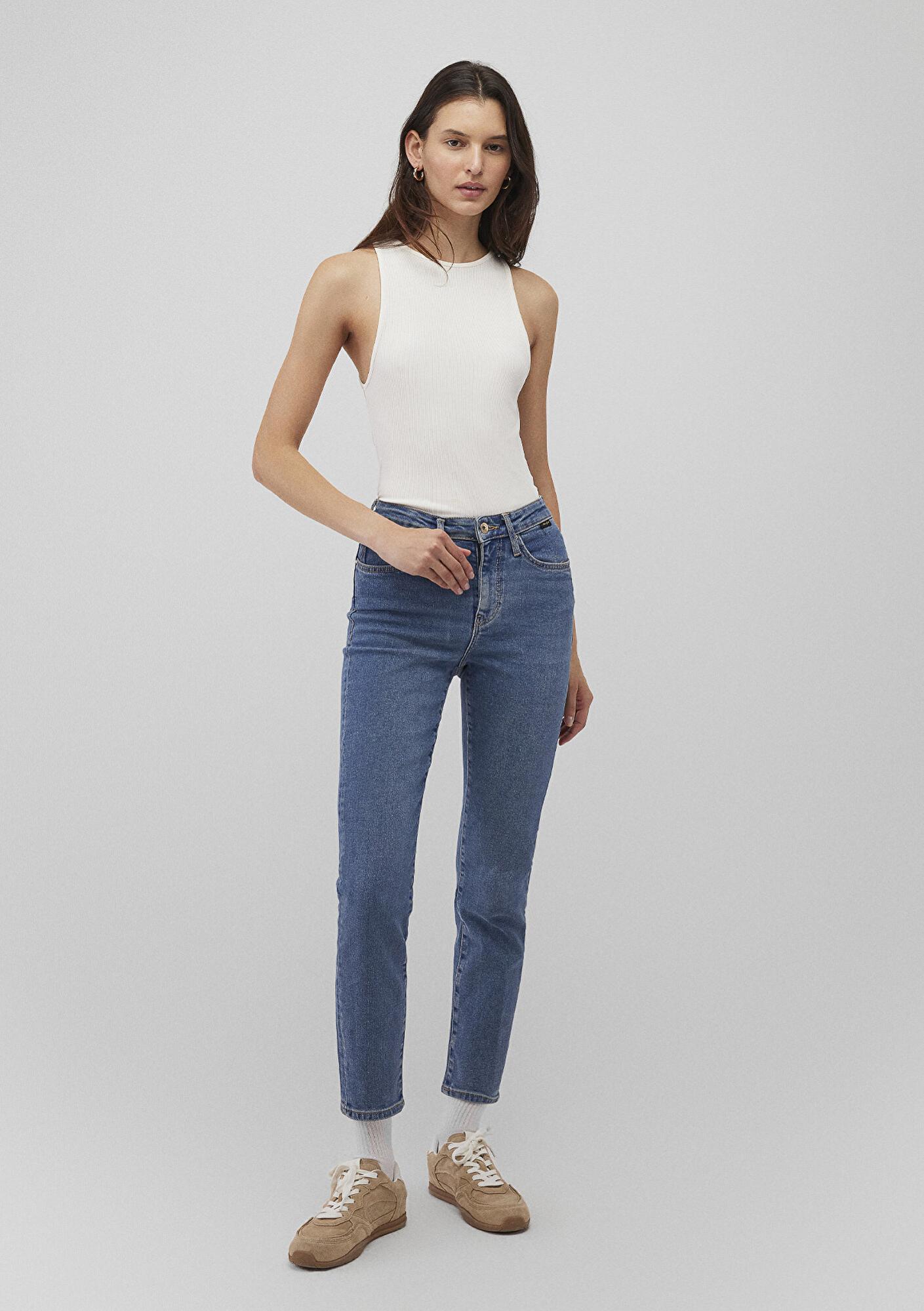 Mavi Cindy Gold Shape Koyu Mavi Jean Pantolon 100277-87897