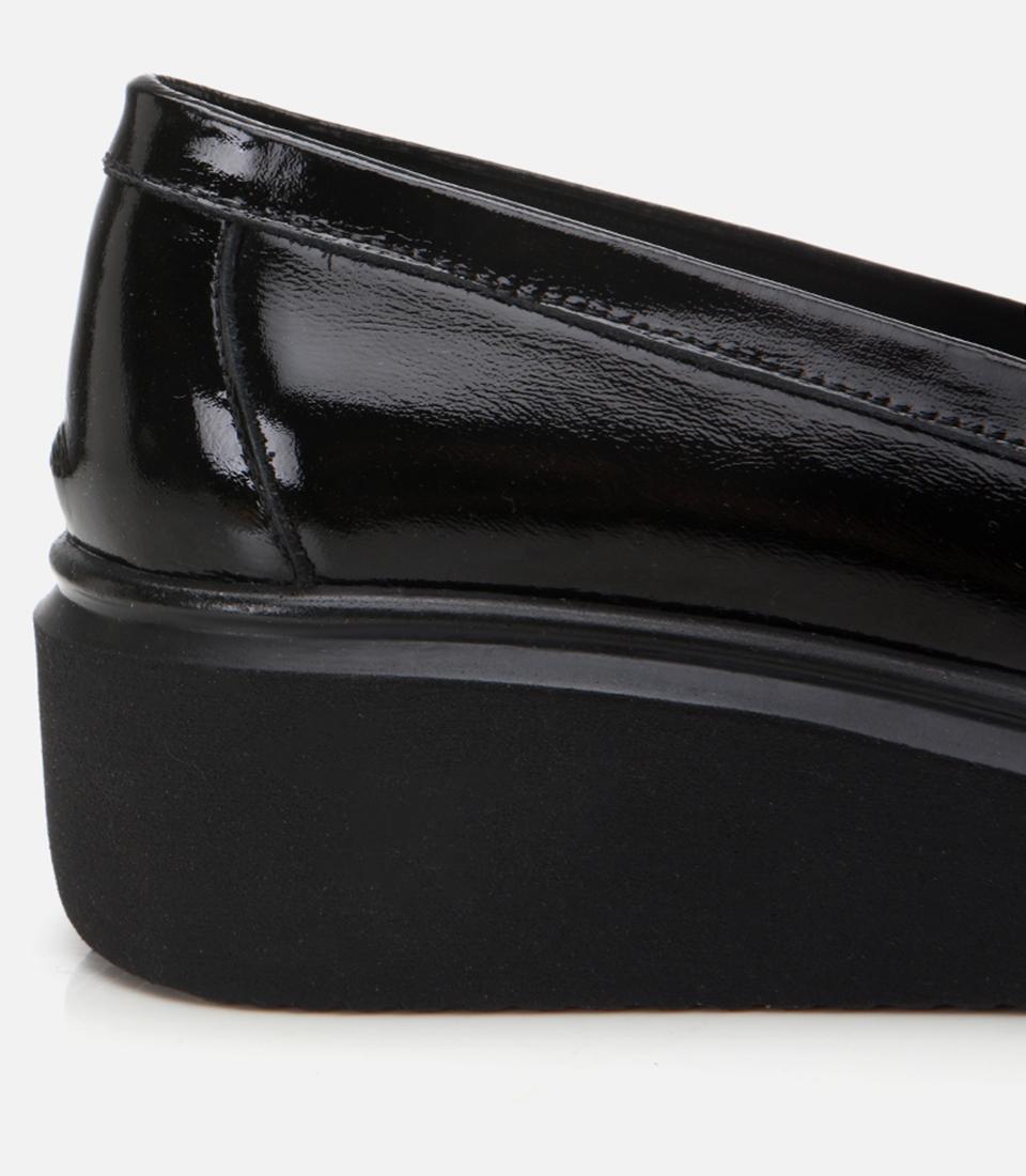 Kadın Deri Siyah Loafer