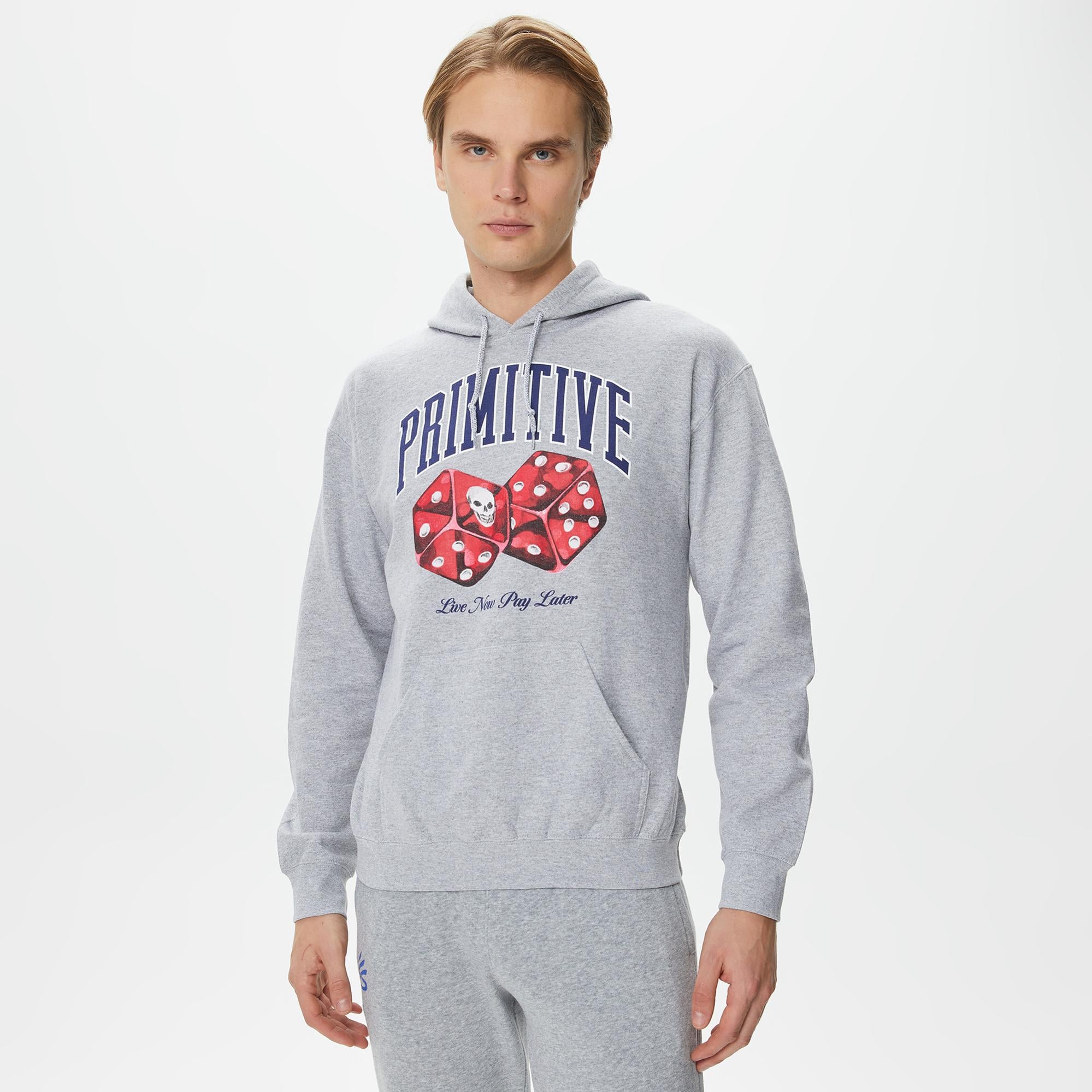 Primitive Payday Erkek Gri Hoodie