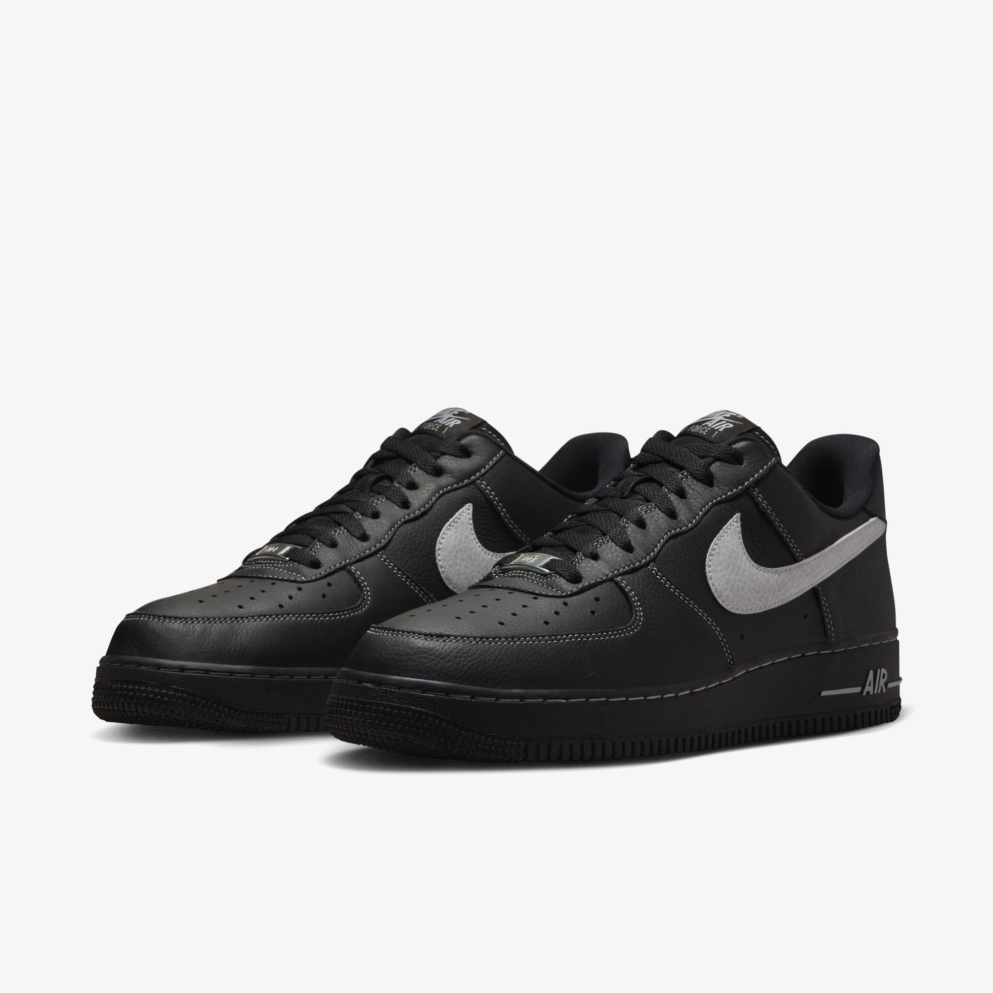 Nike Air Force 1 '07 LV8 Erkek Siyah Spor Ayakkabı