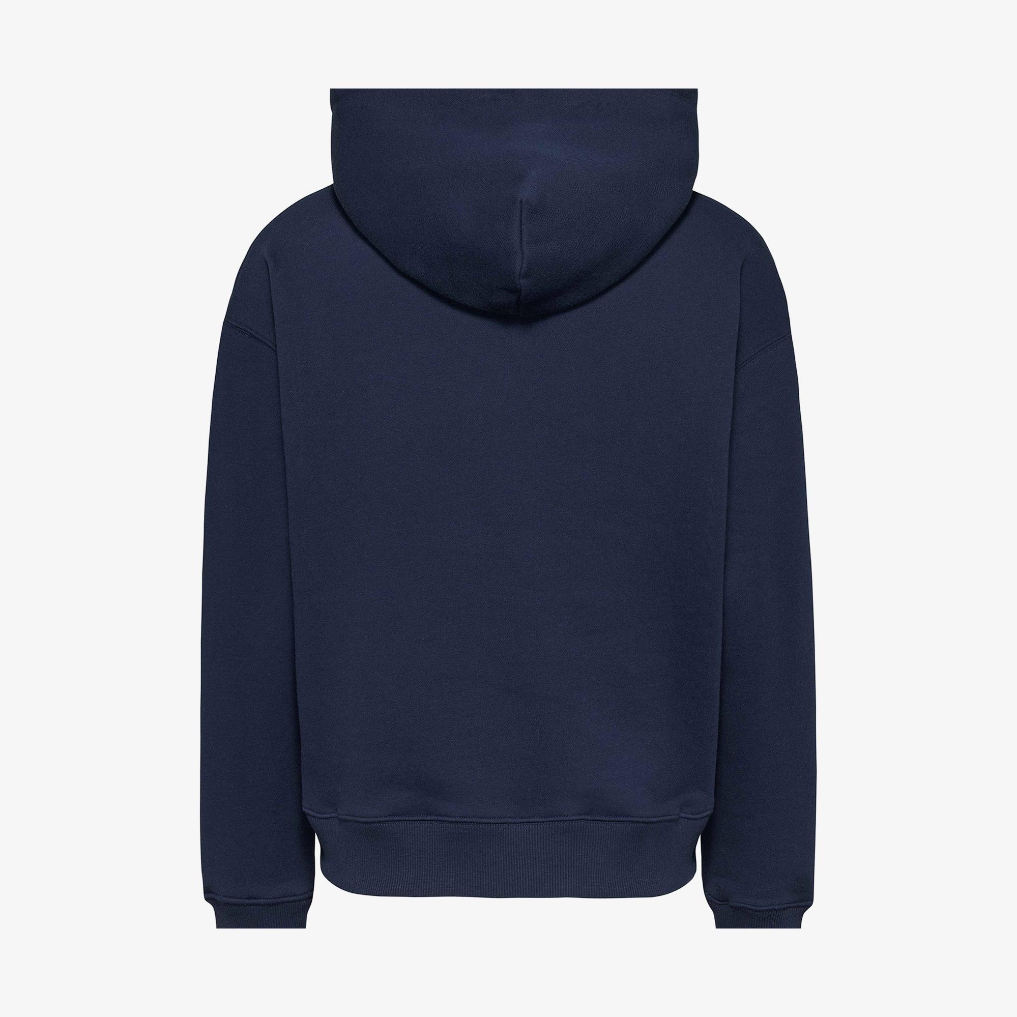 Tommy Jeans Logo Drawcord Kadın Mavi Sweatshirt