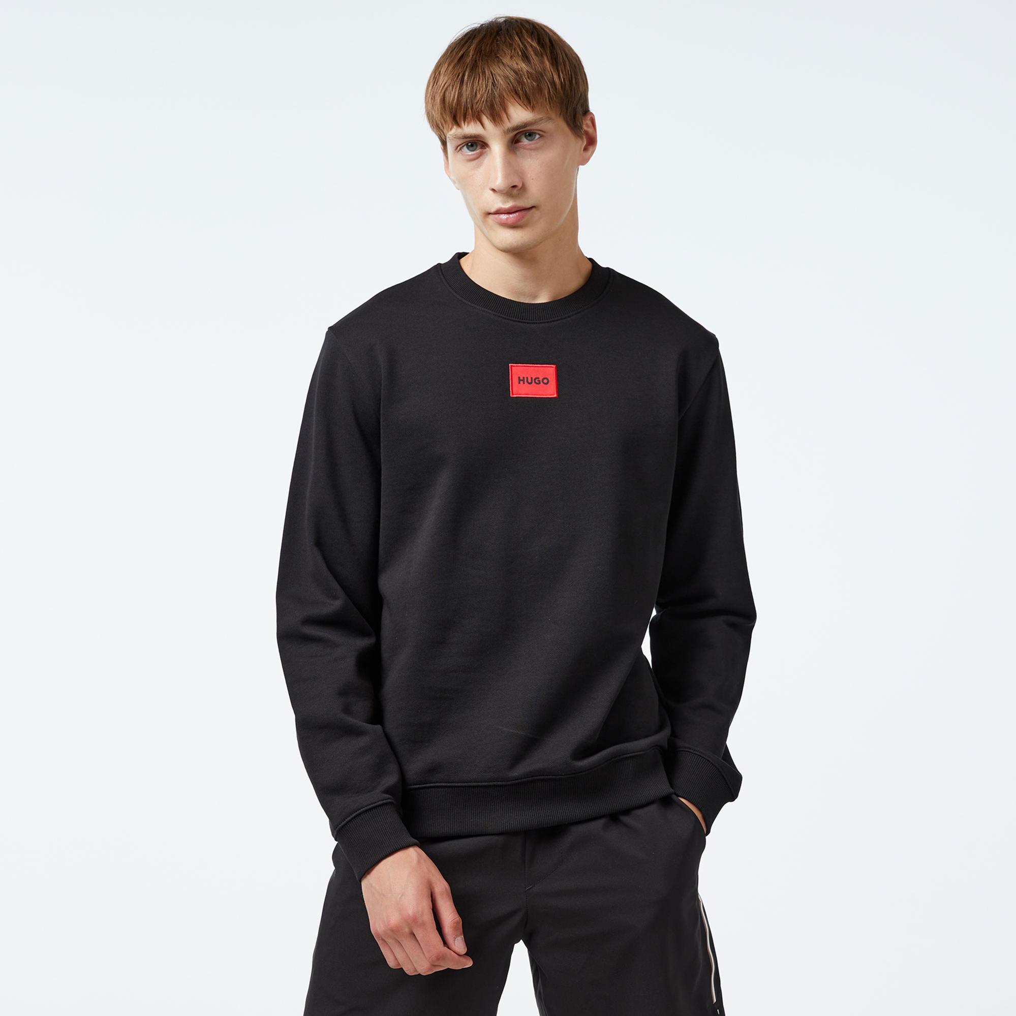 Hugo Diragol 212 Erkek Siyah Sweatshirt