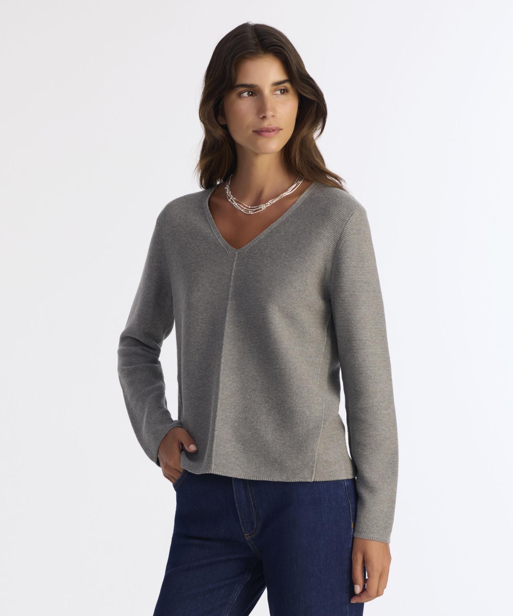 YARGICI Regular V Yaka Uzun Kol Kazak