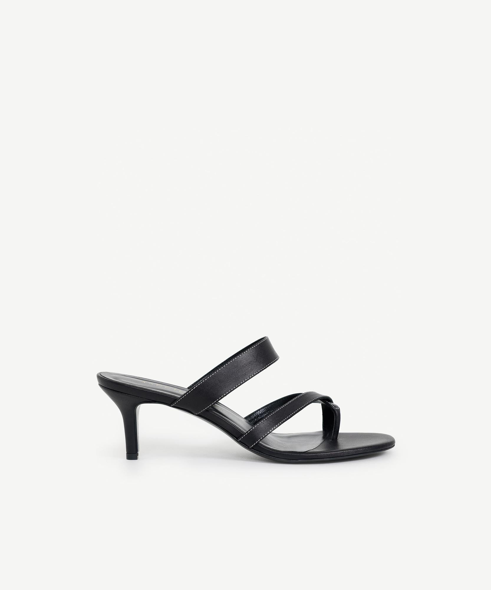 YARGICI Parmak Arası Deri Topuklu Terlik