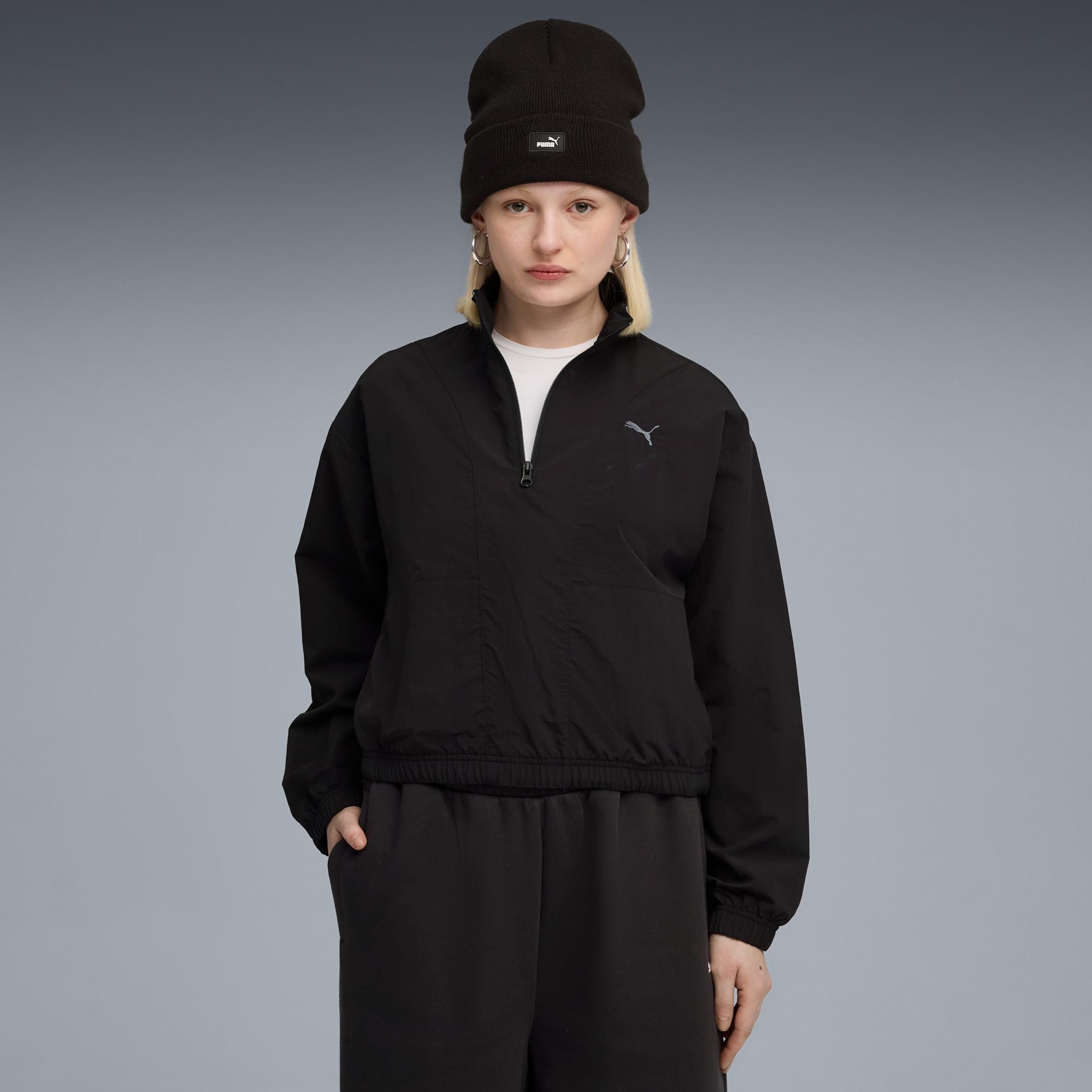 Puma HER Relaxed Kadın Siyah Sweatshirt