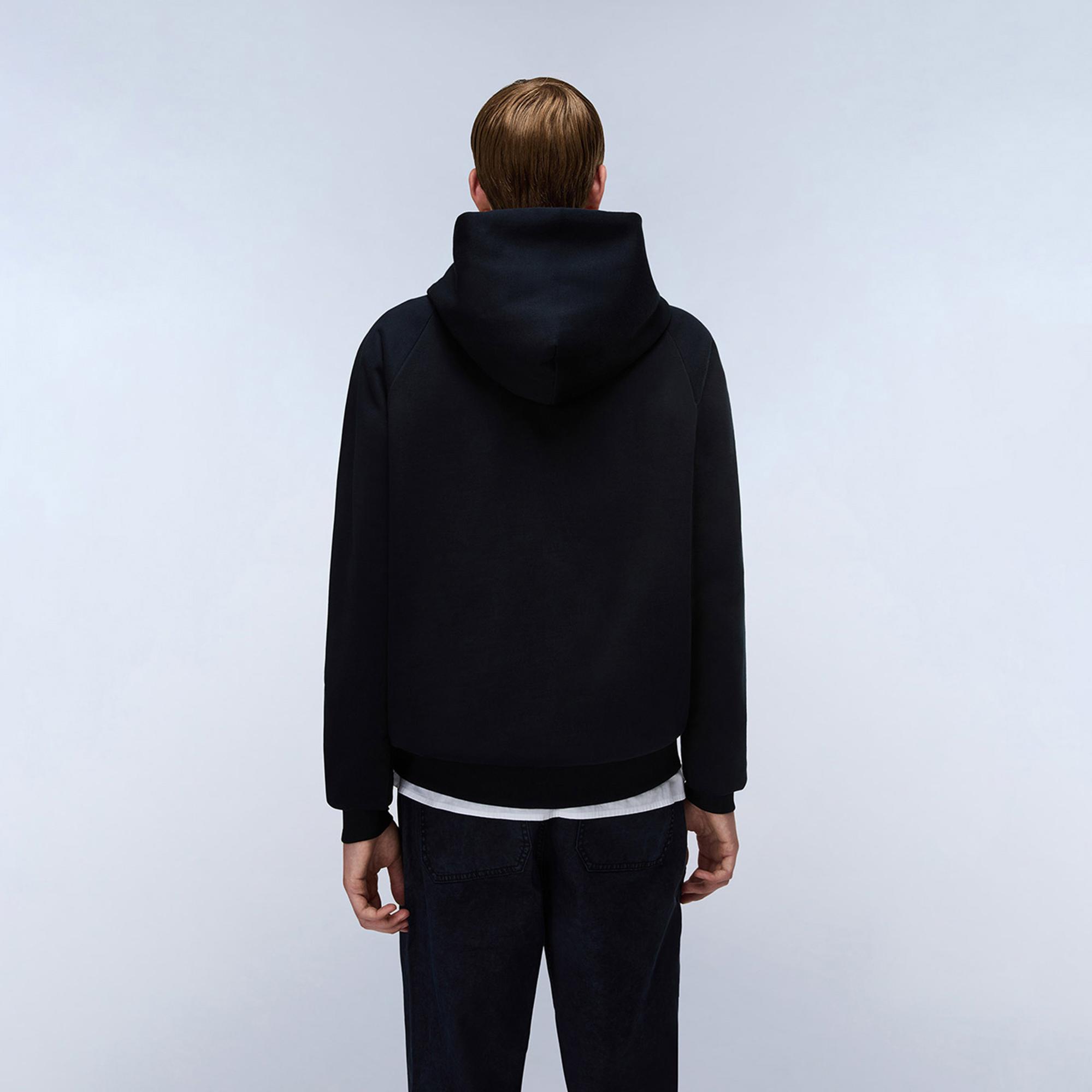 Napapijri B-Elevated Logo Erkek Siyah Sweatshirt