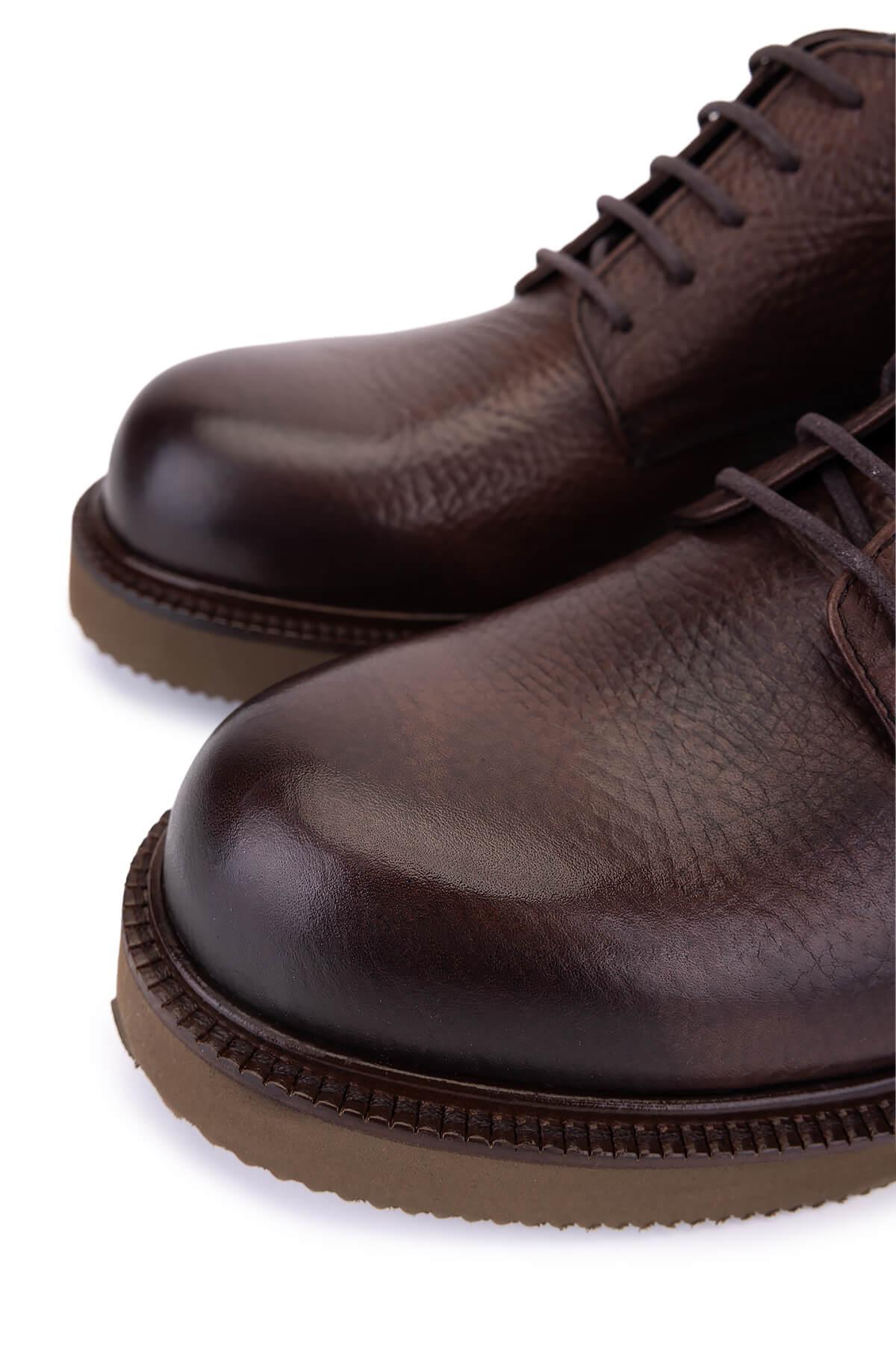 Tamer Tanca Erkek Hakiki Deri Kahverengi Klasik Bot