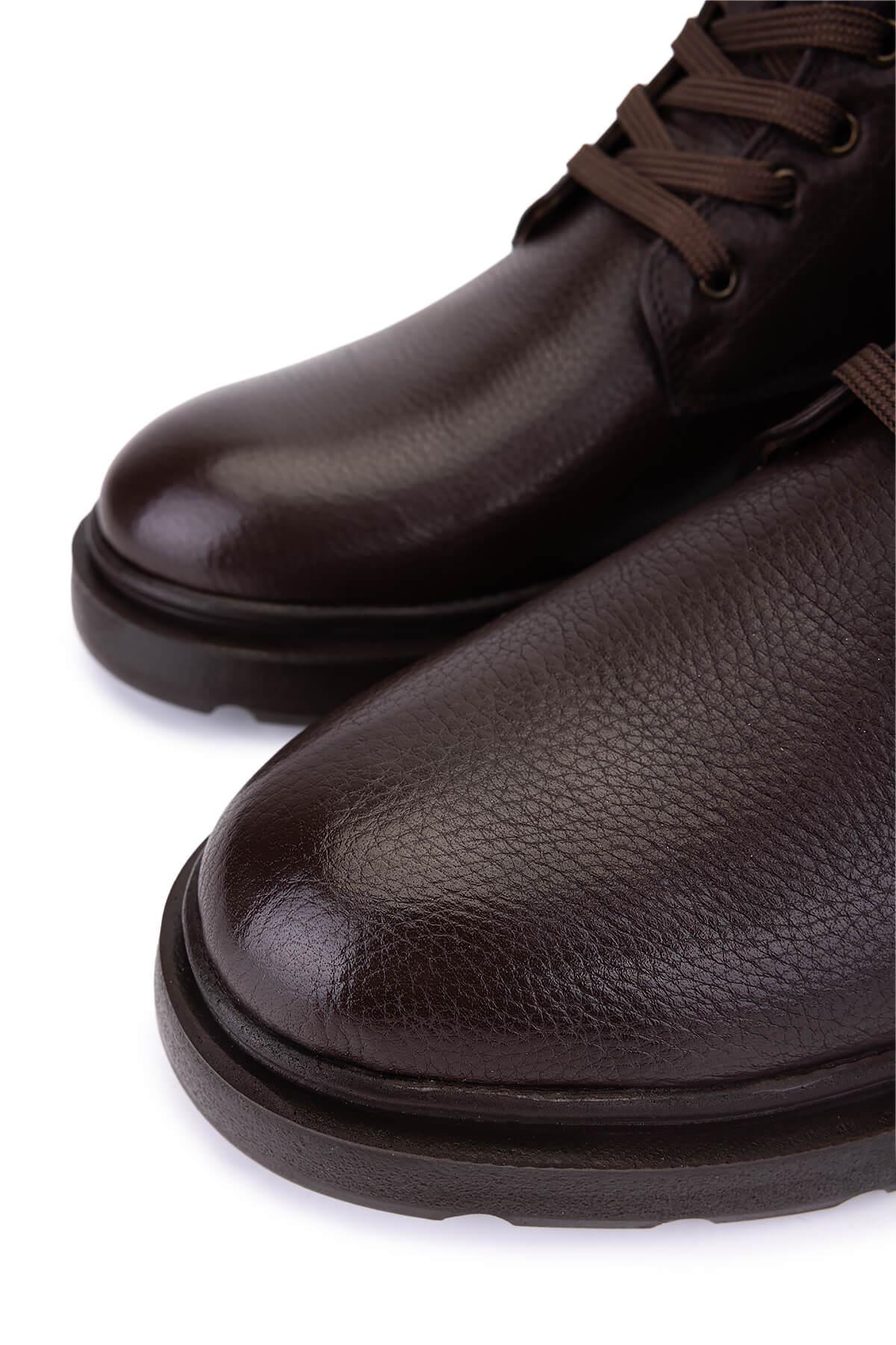 Tamer Tanca Erkek Hakiki Deri Kahverengi Casual Bot