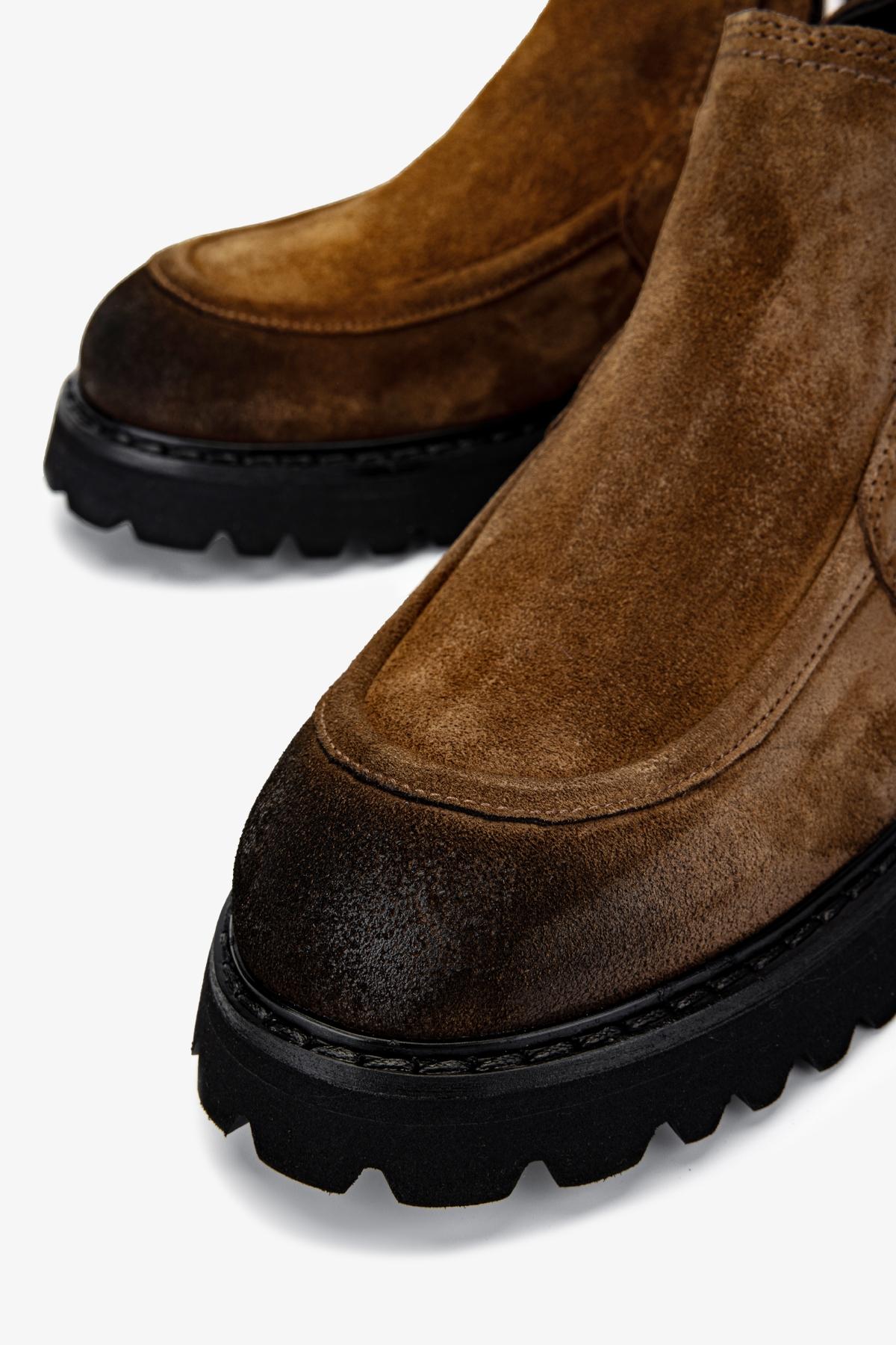 Valmenti Erkek Süet Deri Taba Bot Ayakkabı