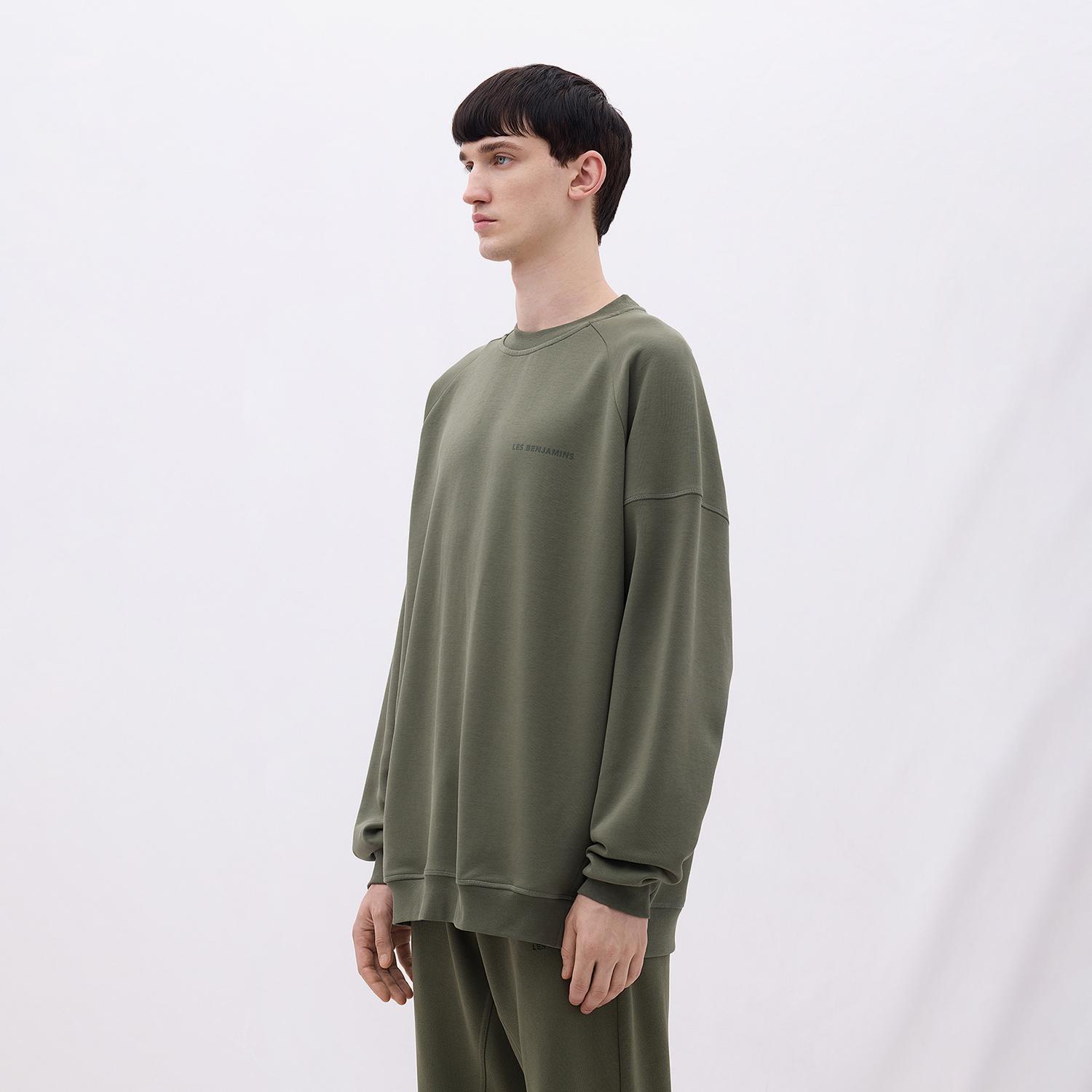 Les Benjamins Classics Erkek Yeşil Sweatshirt