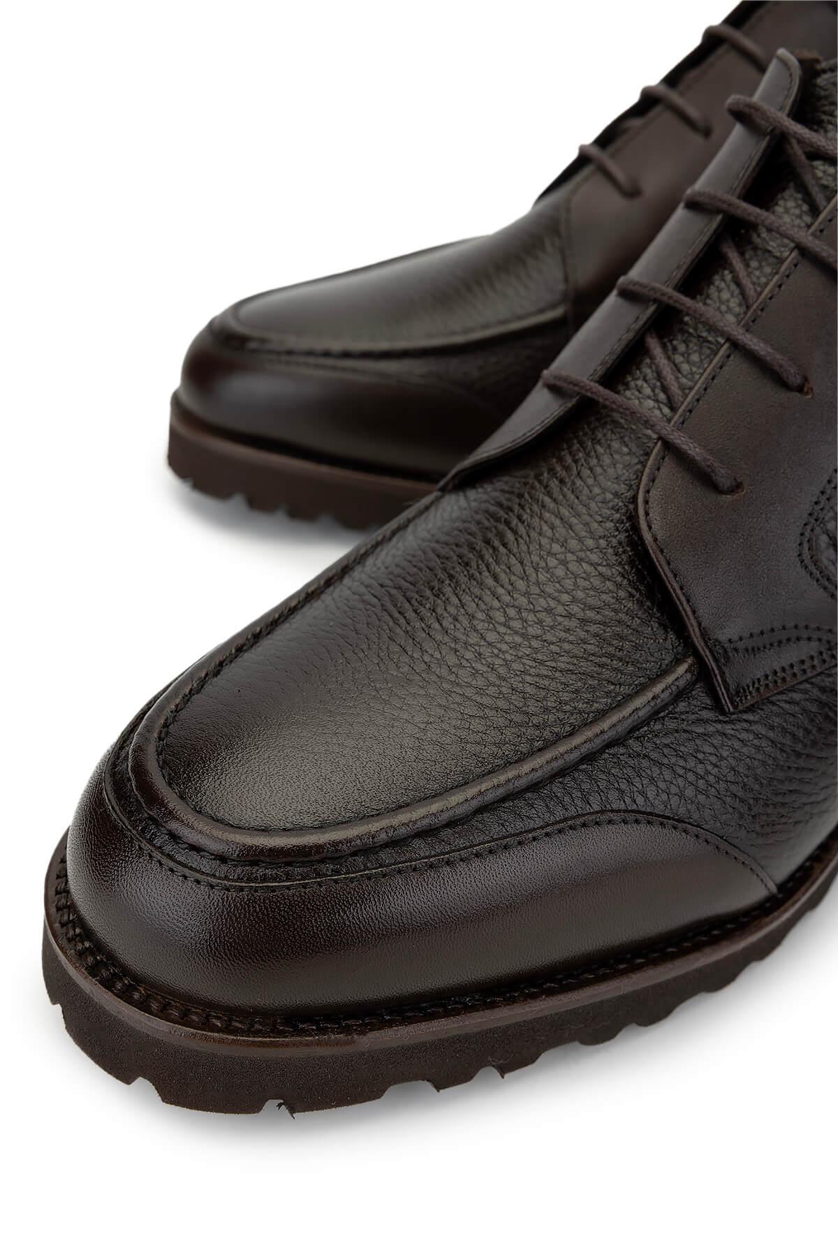 Tamer Tanca Erkek Hakiki Deri Kahverengi Casual Bot