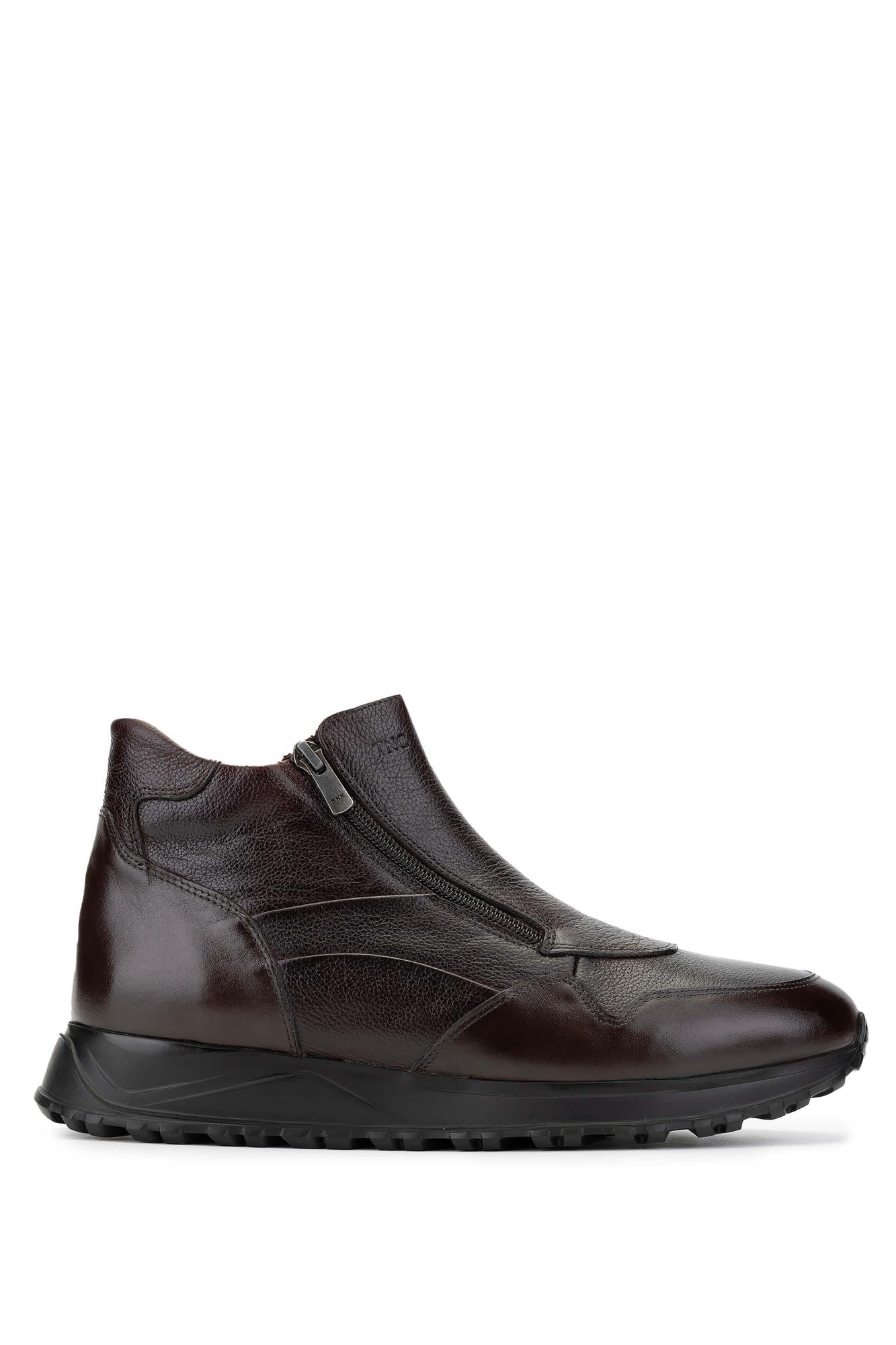 Tamer Tanca Erkek Hakiki Deri Kahverengi Casual Bot