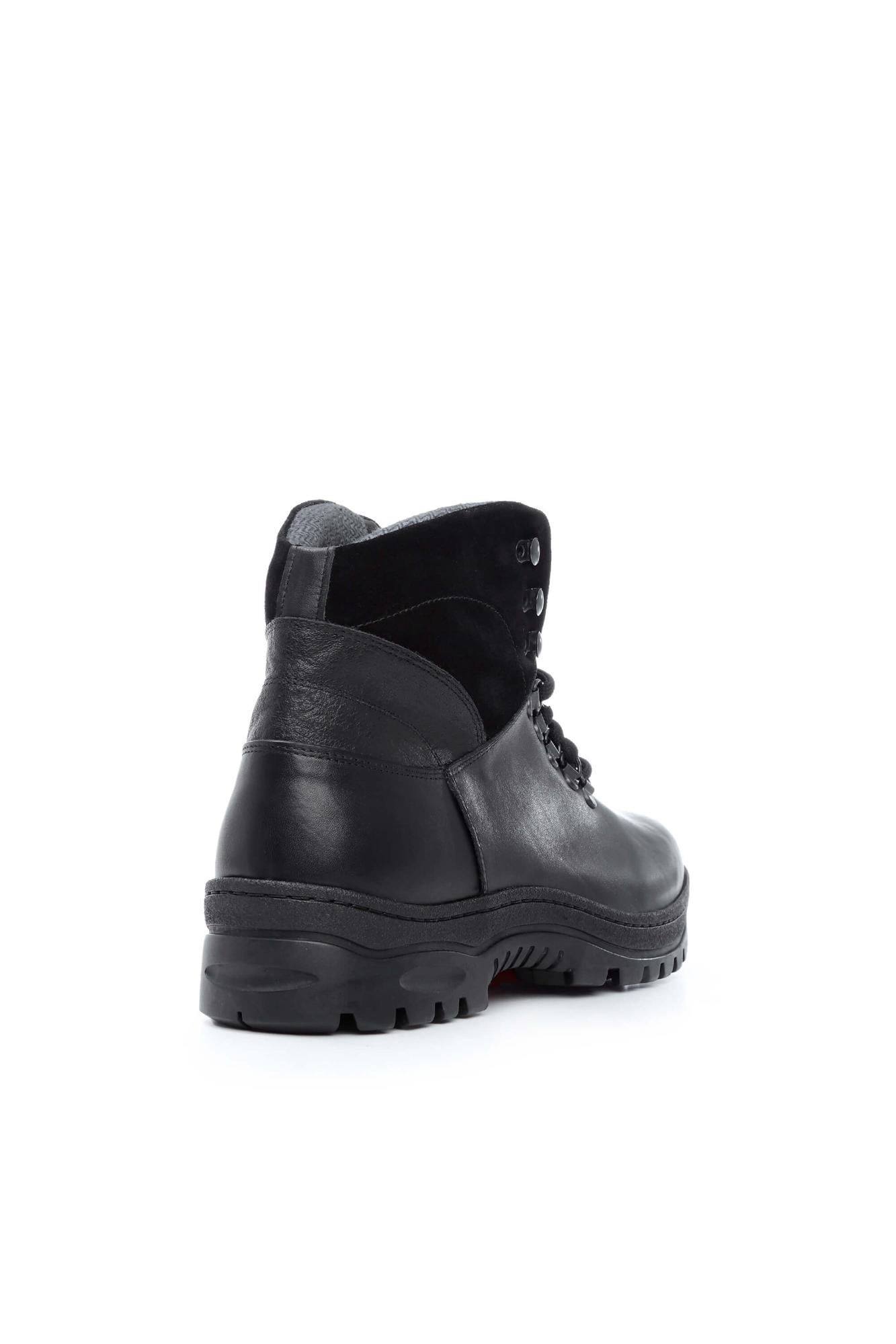 Tamer Tanca Erkek Hakiki Deri Siyah Casual Bot