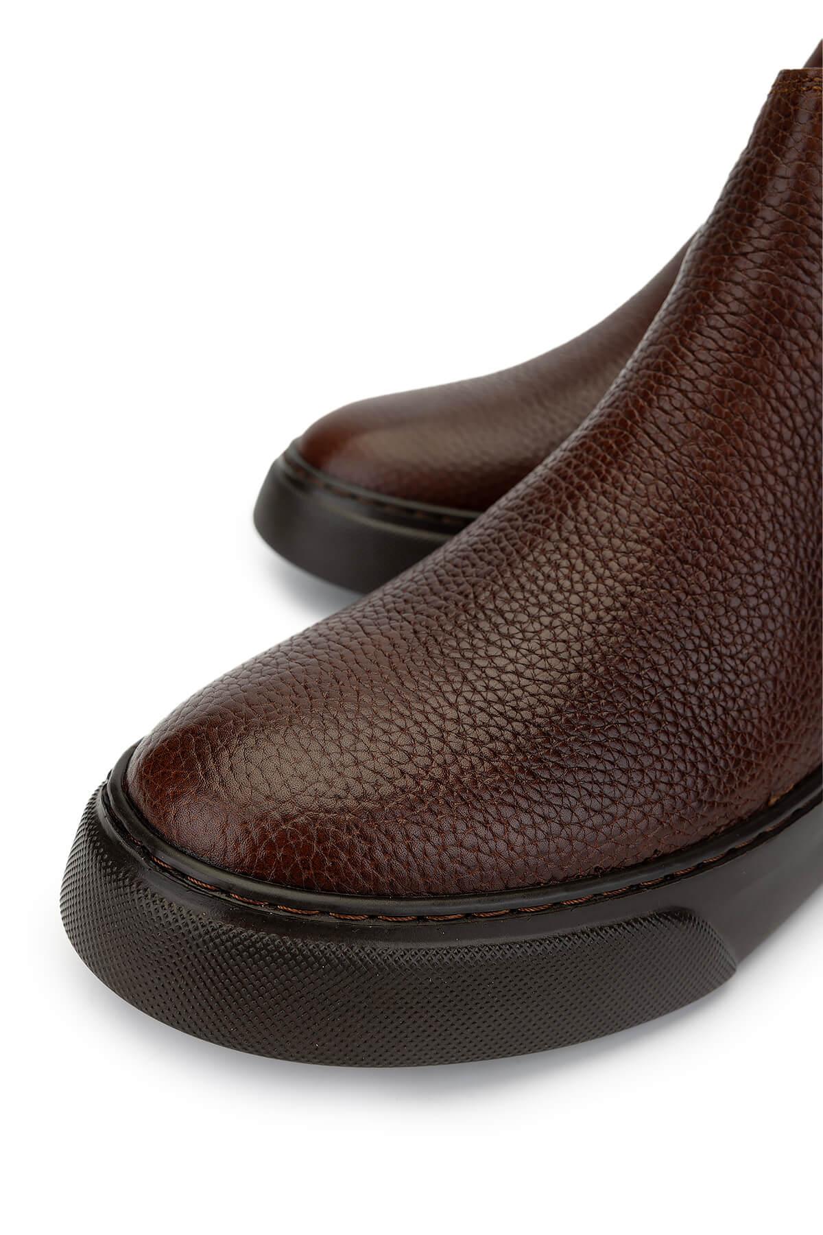 Tamer Tanca Erkek Hakiki Deri Taba Casual Bot