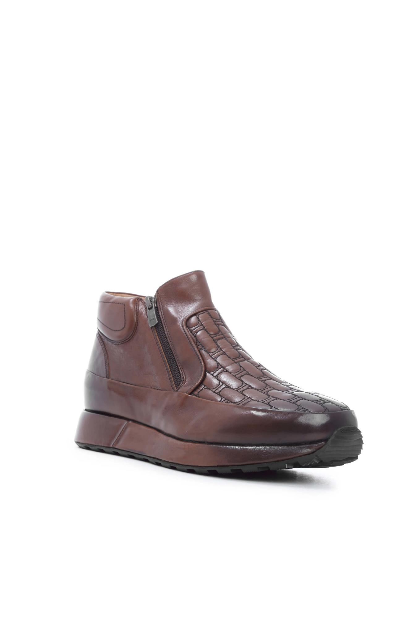 Tamer Tanca Erkek Hakiki Deri Taba Bufalo Klasik Bot