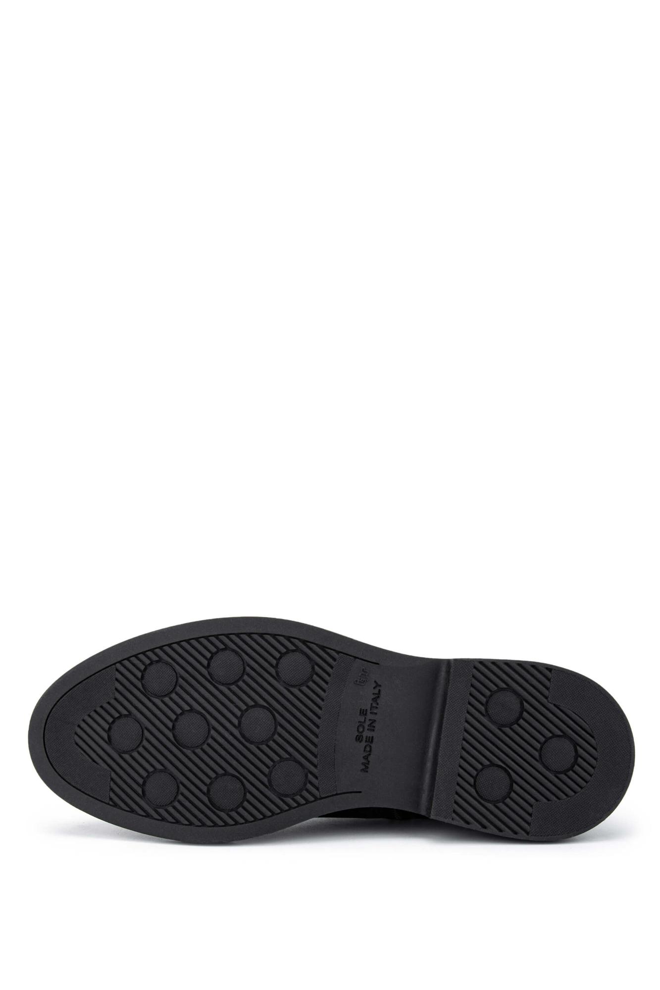 Tamer Tanca Erkek Hakiki Deri Siyah Casual Bot