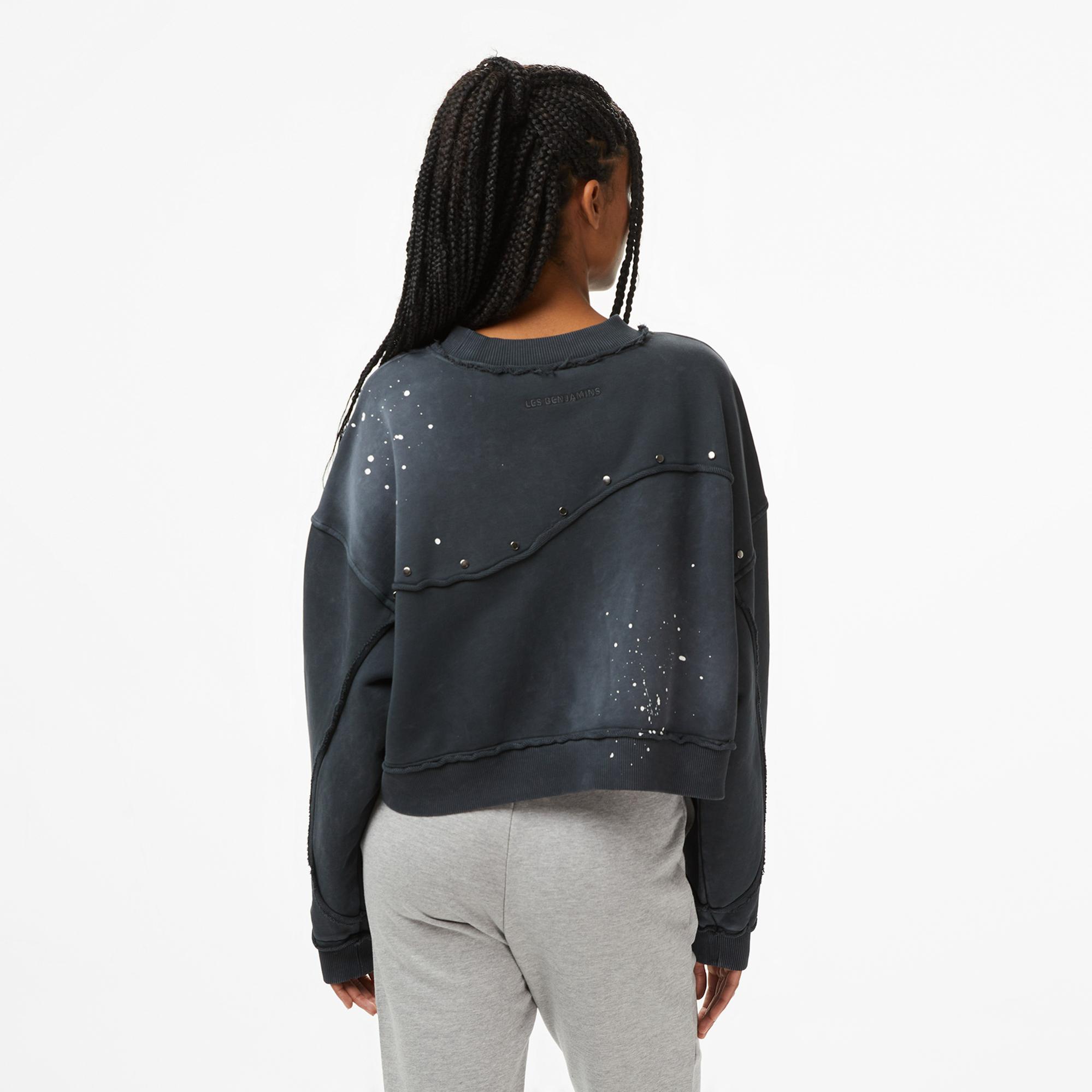 Les Benjamins Essentials 301 Kadın Siyah Sweatshirt