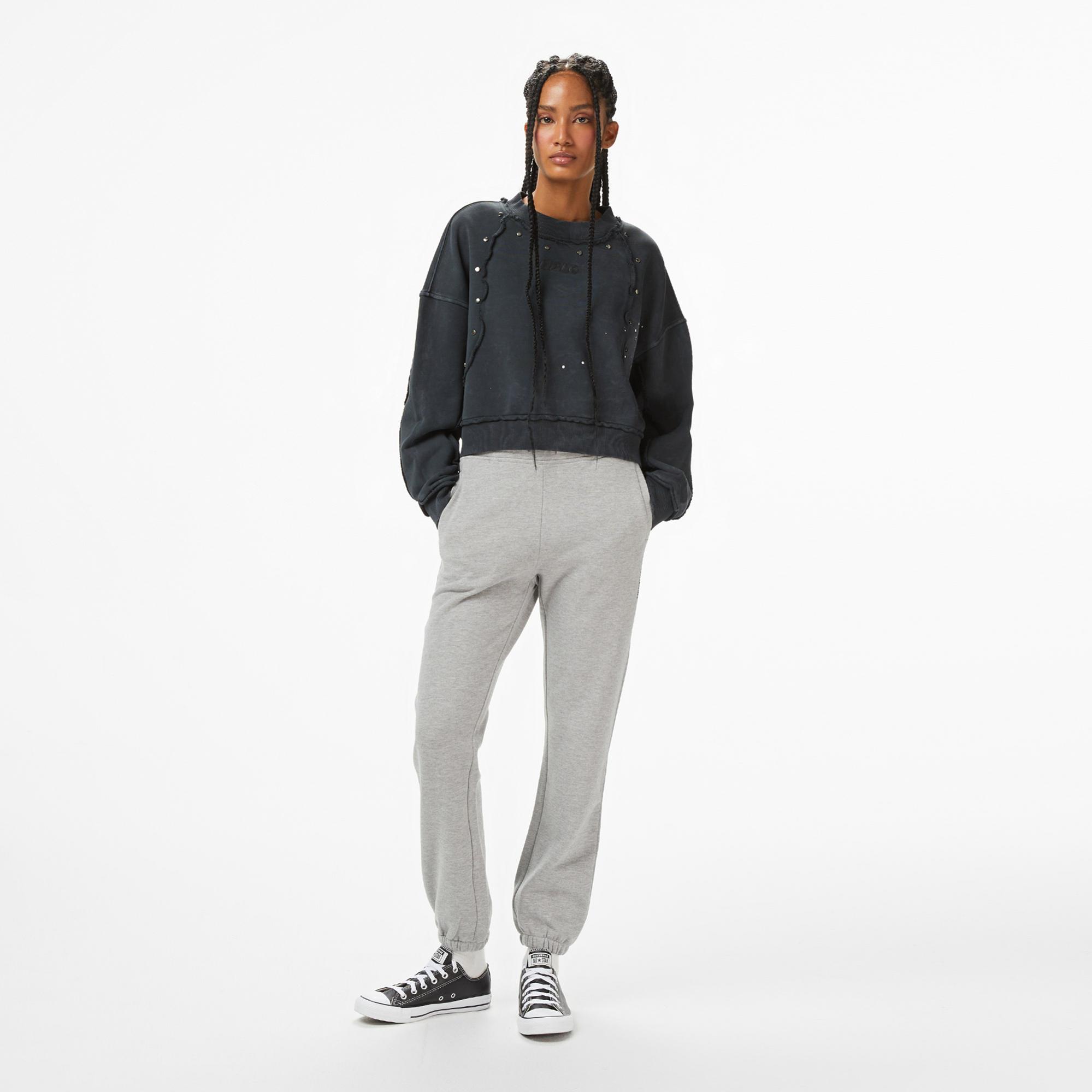 Les Benjamins Essentials 301 Kadın Siyah Sweatshirt