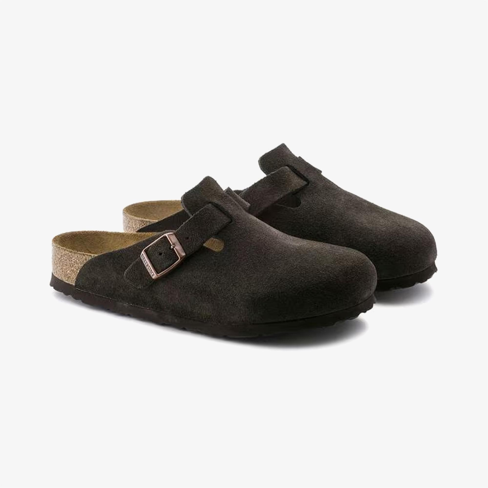 Birkenstock Boston Soft Footbed Unisex Yeşil Terlik