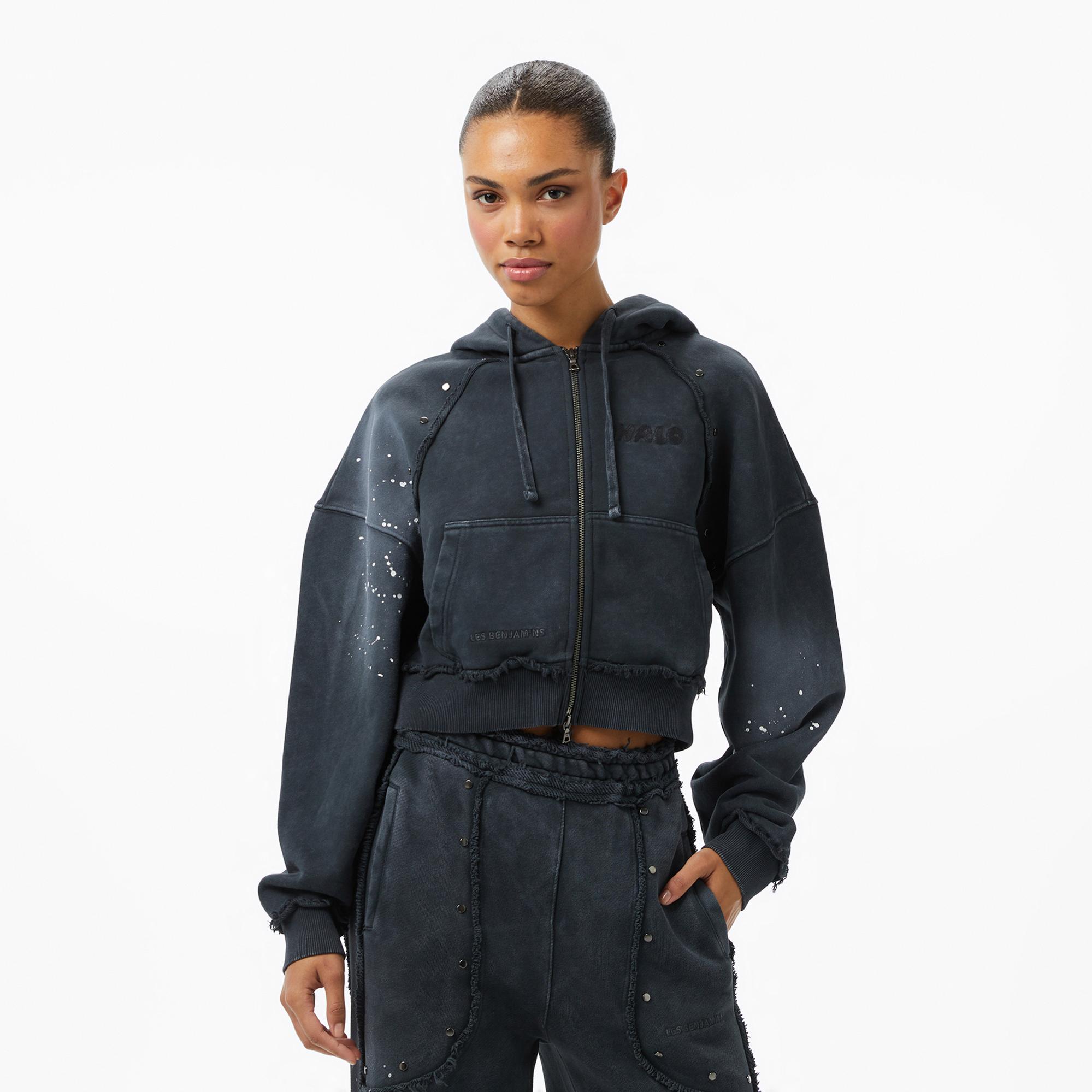 Les Benjamins Essentials 301 Kadın Siyah Sweatshirt